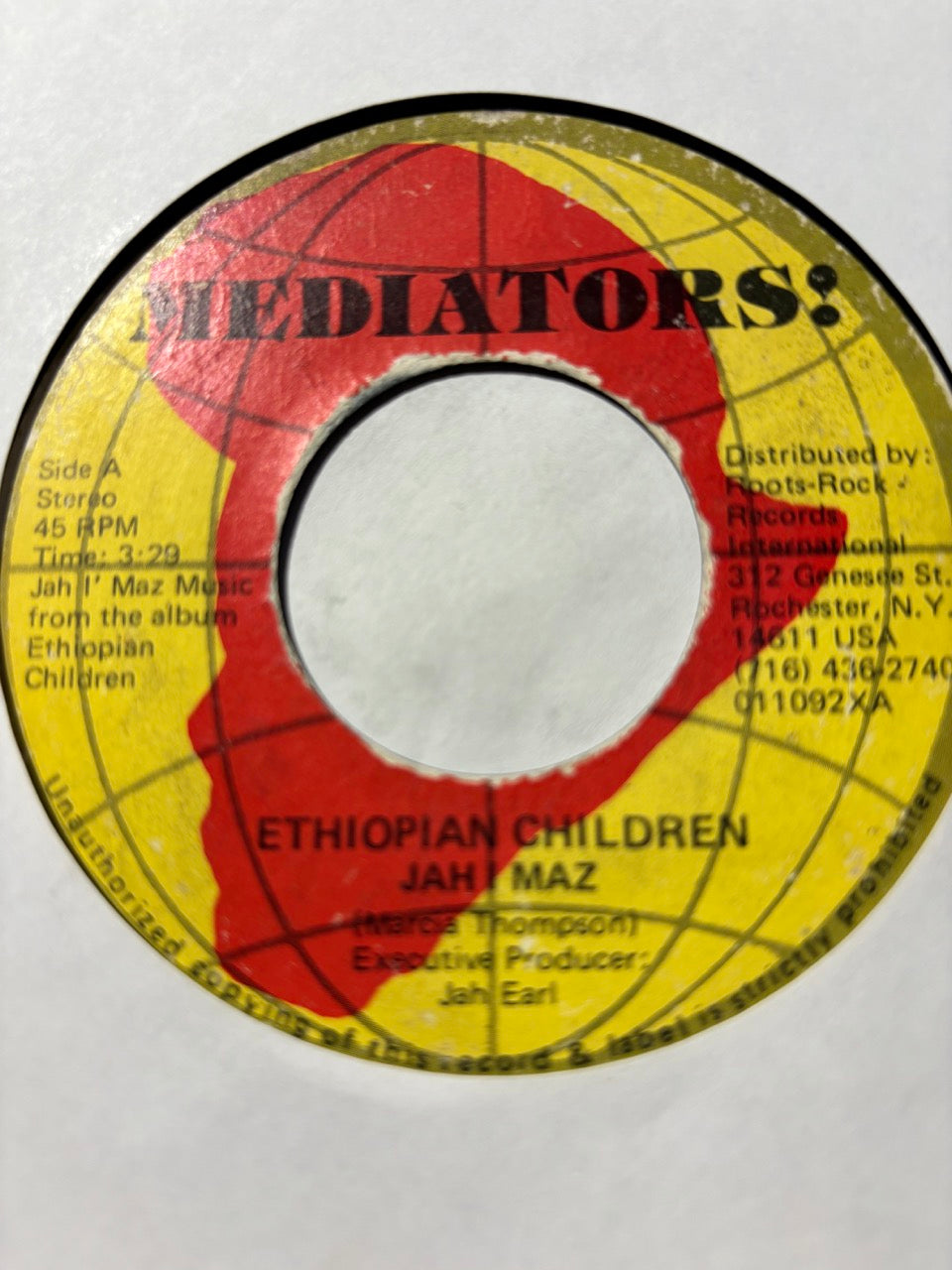 Jah I Maz : Ethiopian Children (7")