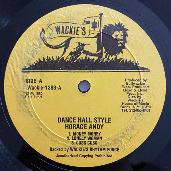 Horace Andy : Dance Hall Style (LP, Album, RE)