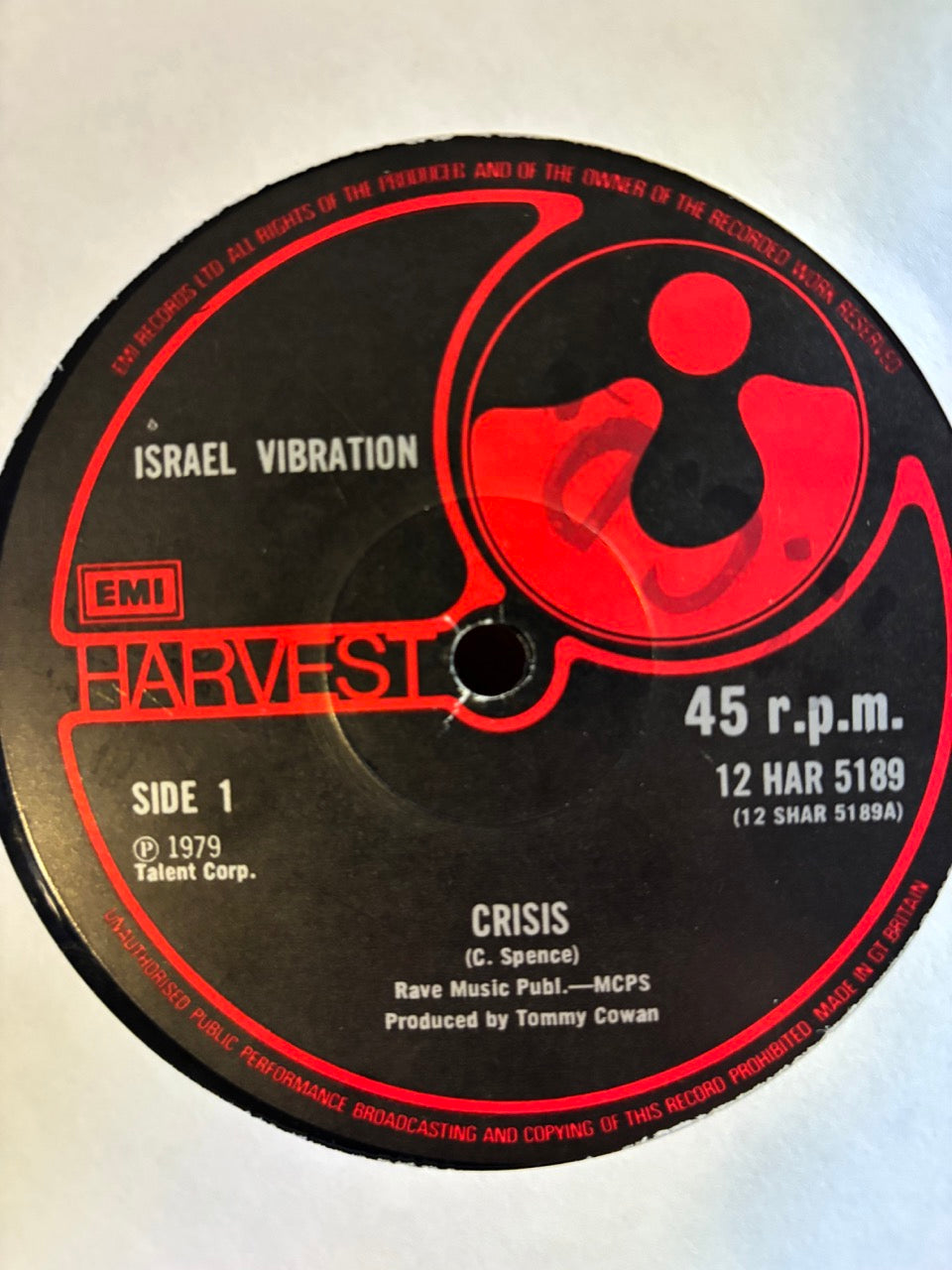 Israel Vibration : Crisis (12")