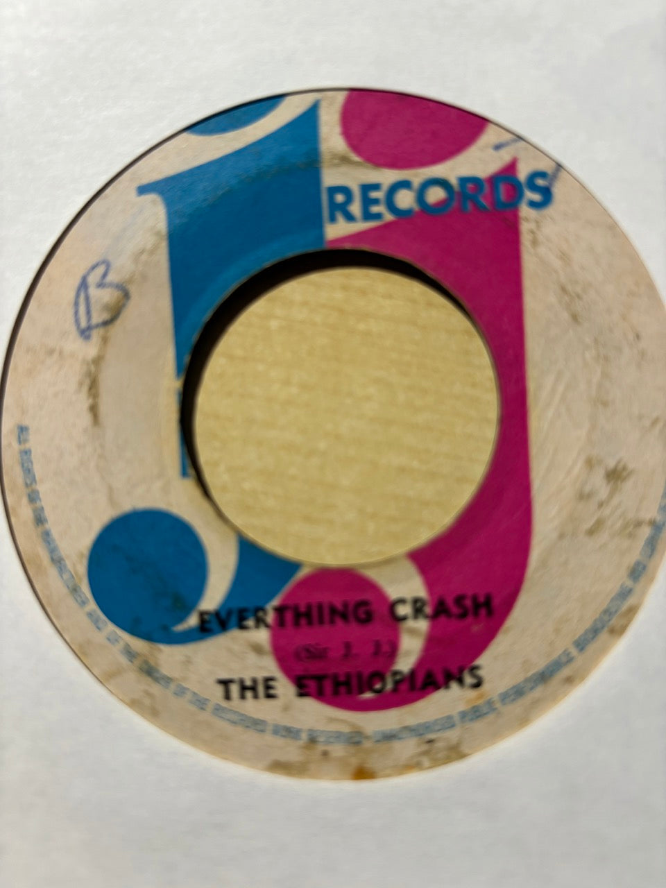 The Ethiopians : Everything Crash / Losing You (7", Single)