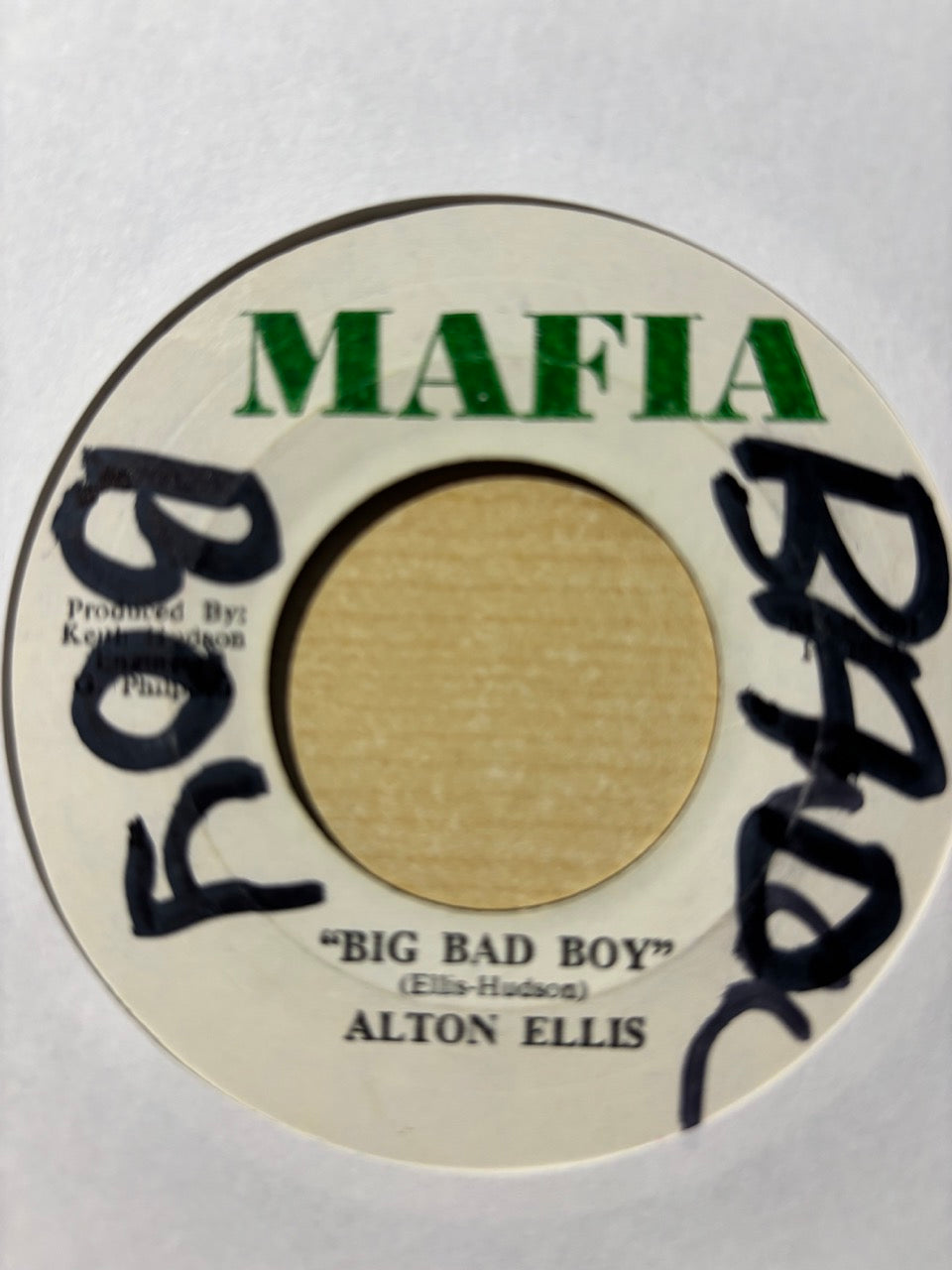 Alton Ellis : Big Bad Boy (7", Single)