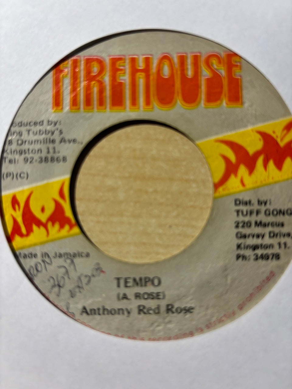 Anthony Red Rose : Tempo (7")