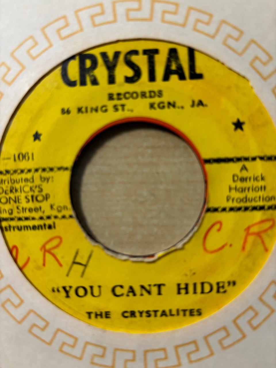 The Crystalites : Overtaker / You Cant Hide (7", Single)