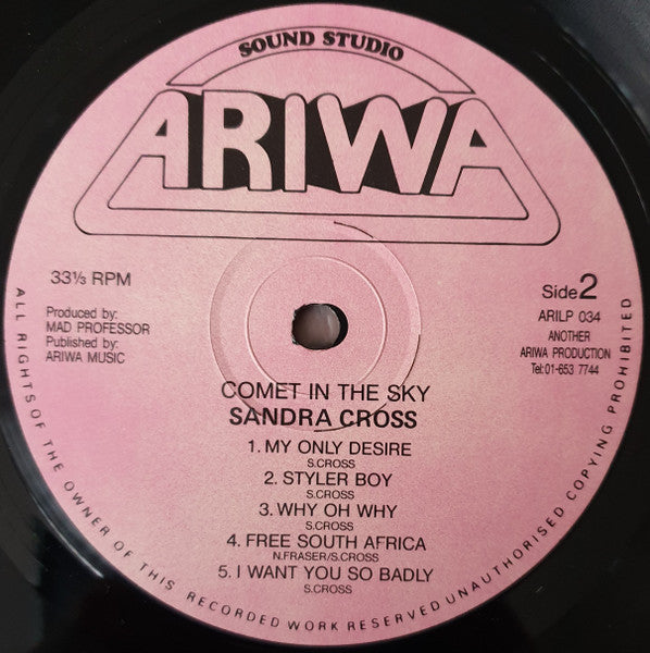 Sandra Cross : Comet In The Sky (LP)