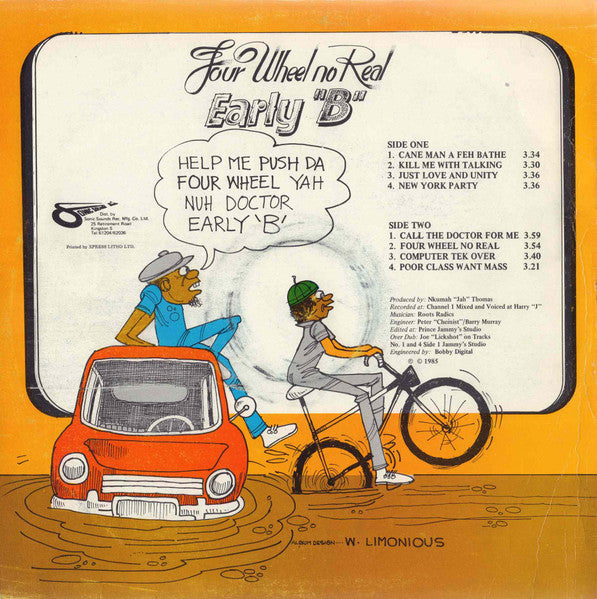 Early "B"* : Four Wheel No Real (LP, Album)