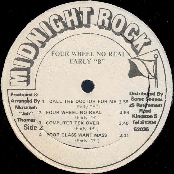Early "B"* : Four Wheel No Real (LP, Album)