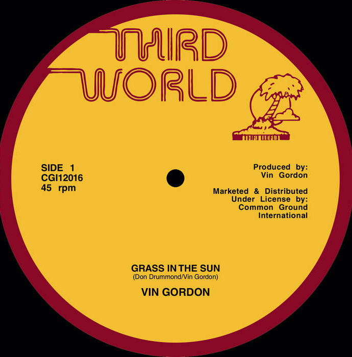 Vin Gordon : Grass In The Sun (12", RP)