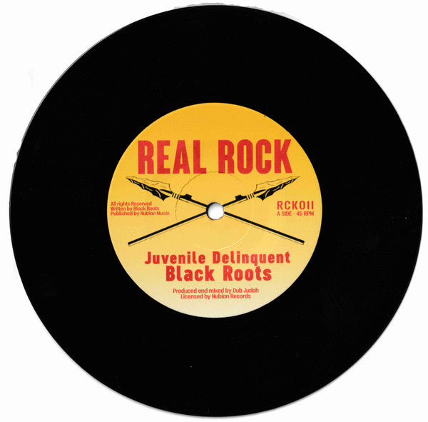 Black Roots, Dub Judah : Juvenile Delinquent (7", Single)