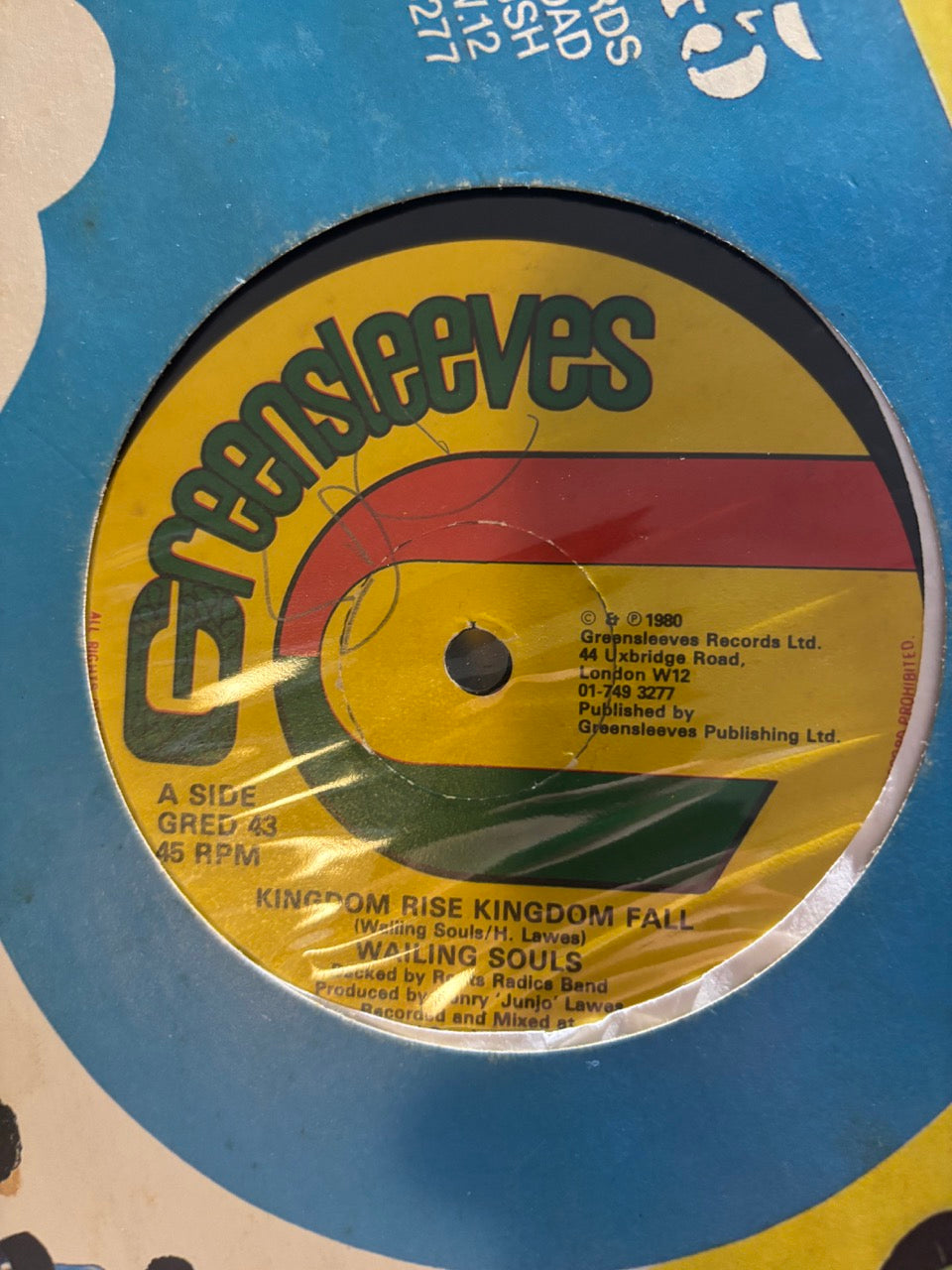 Wailing Souls : Kingdom Rise Kingdom Fall (12", Single)