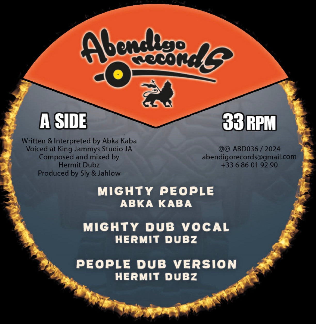 Abka Kaba / Prince Alla : Mighty People / Backstabber (12")