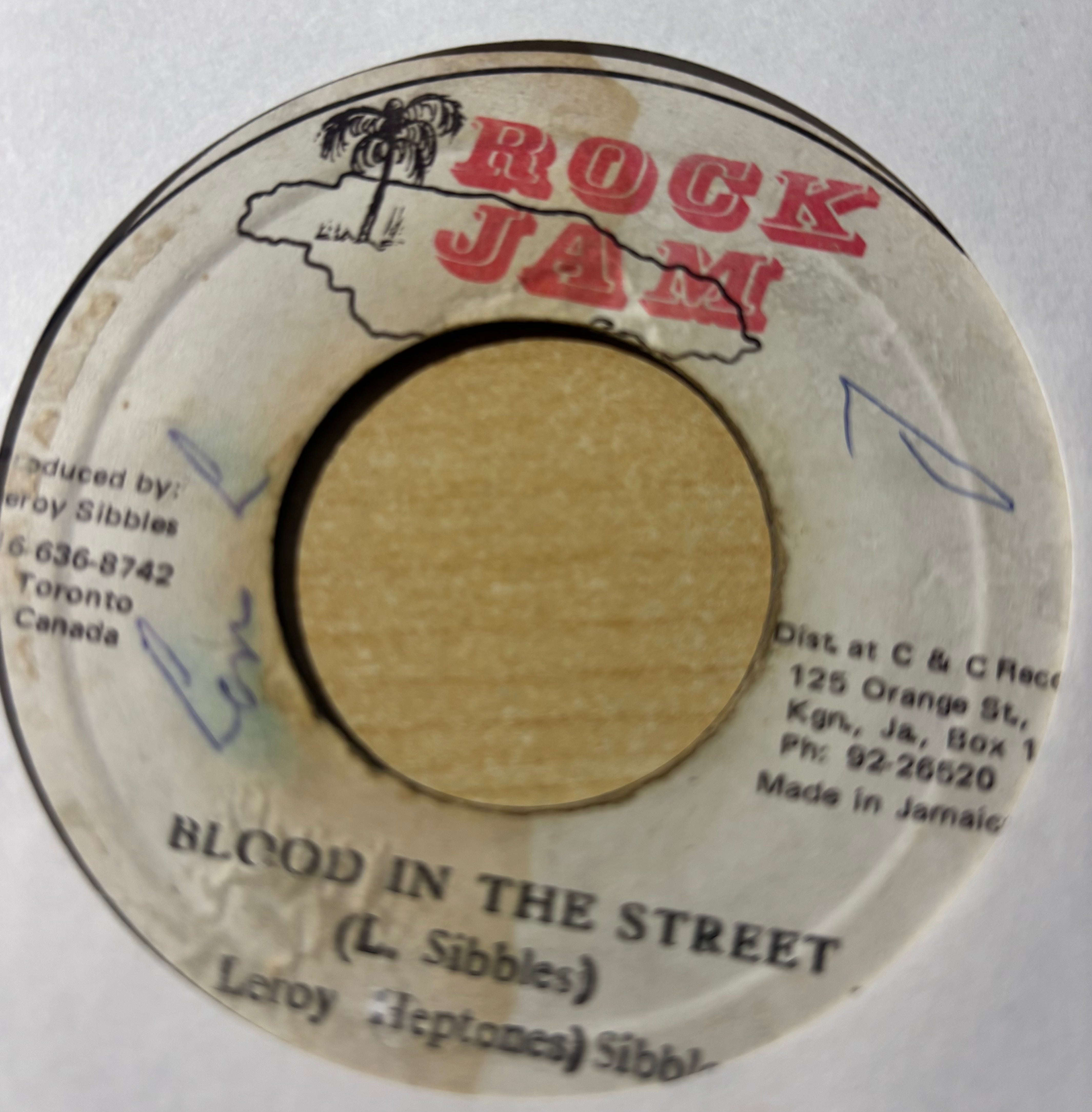 Leroy Sibbles : Blood In The Street (7", Single)