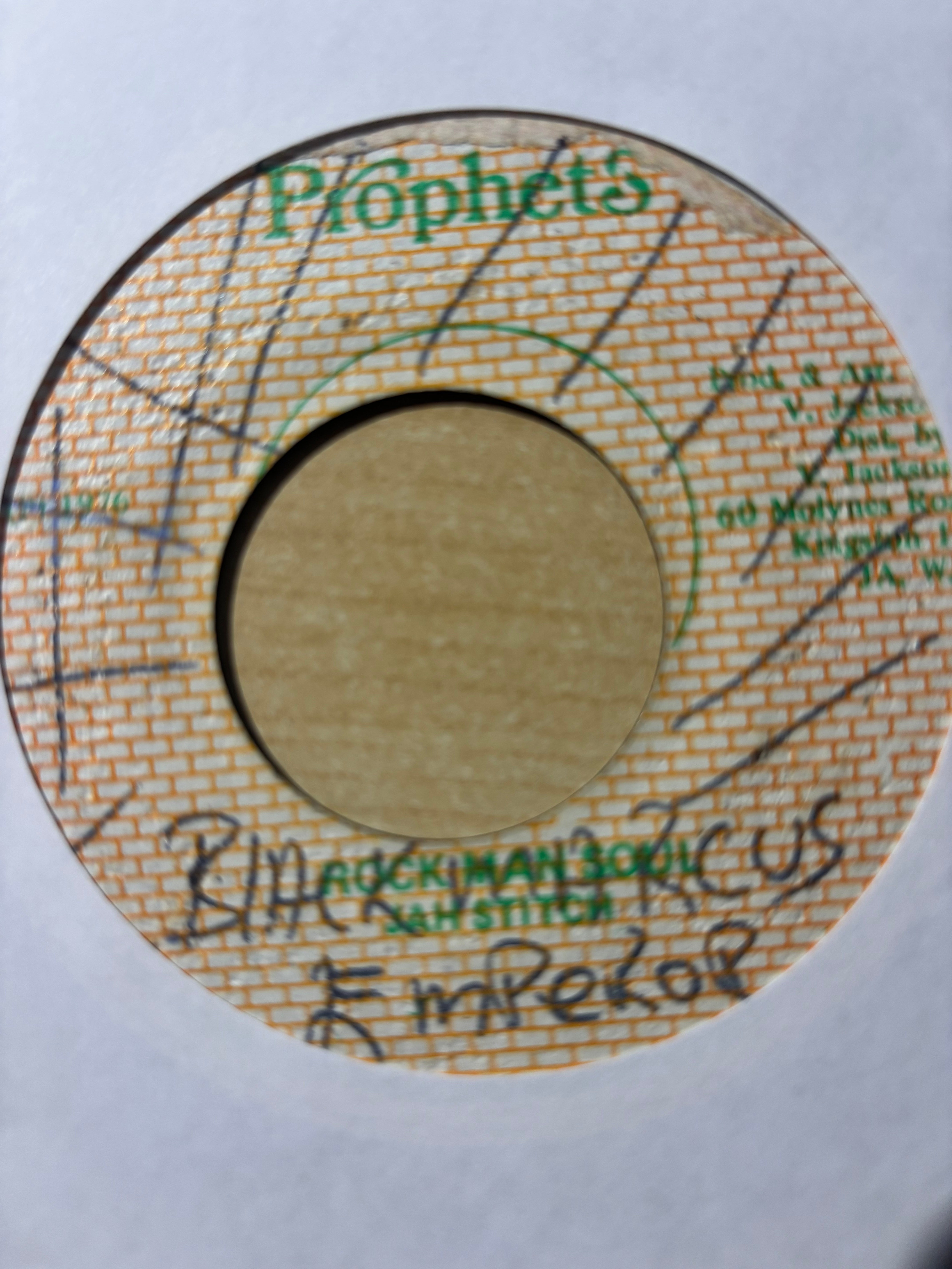 Jah Stitch : Rock Man Soul (7", Yel)