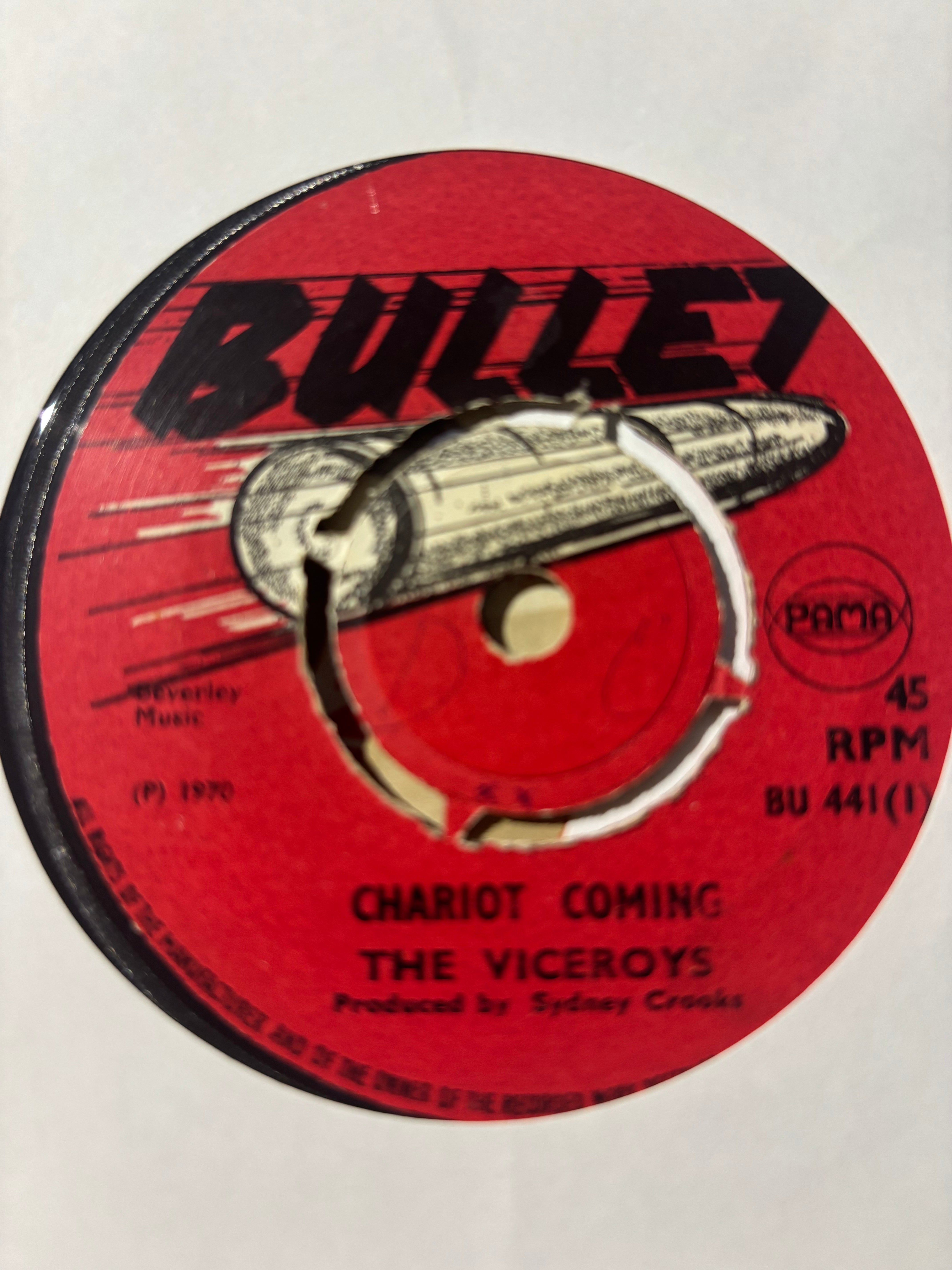 The Viceroys / Sydney Crooks All-Stars : Chariot Coming / Stackata (7", Single)