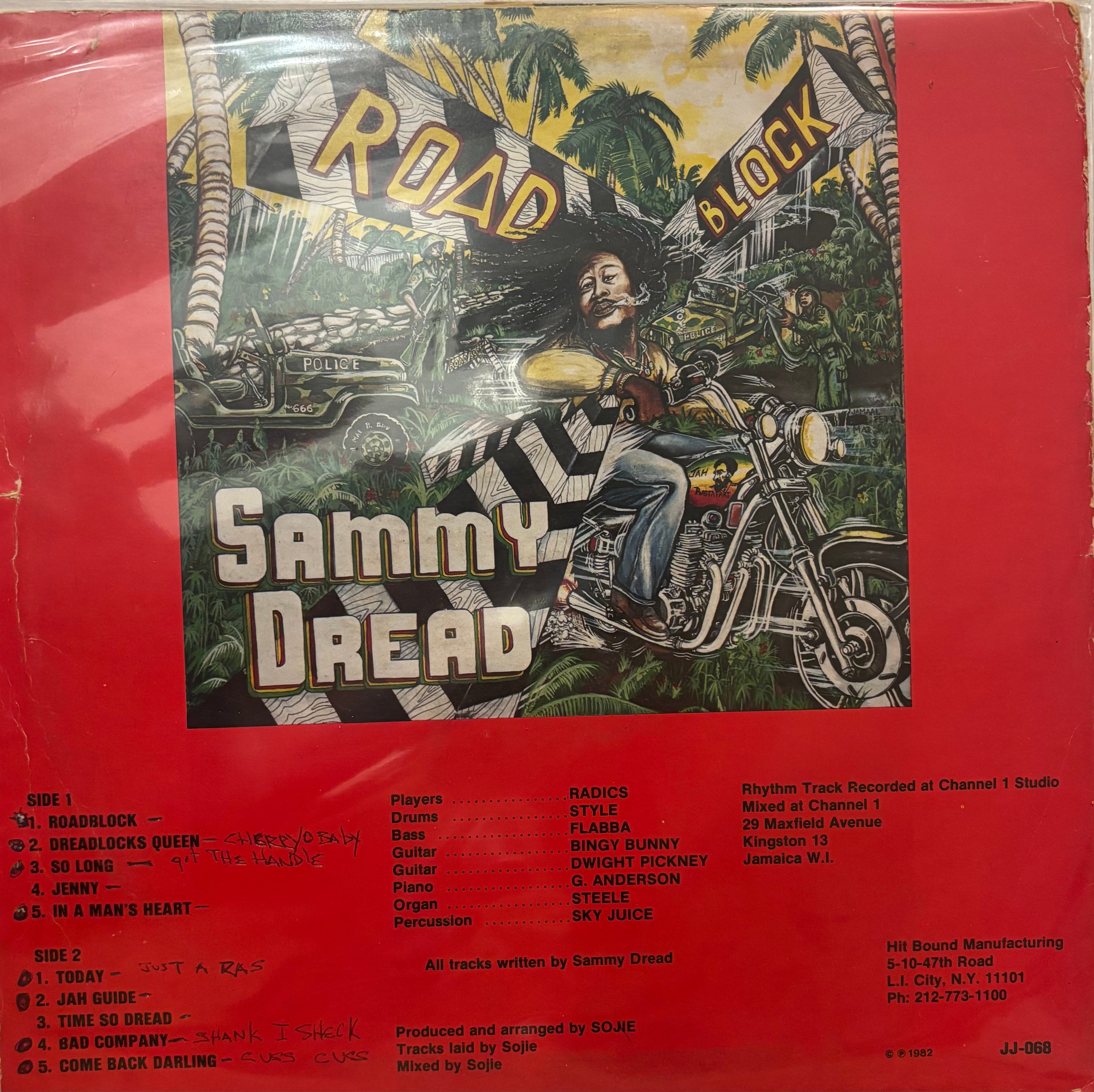 Sammy Dread : Roadblock (LP, Album)