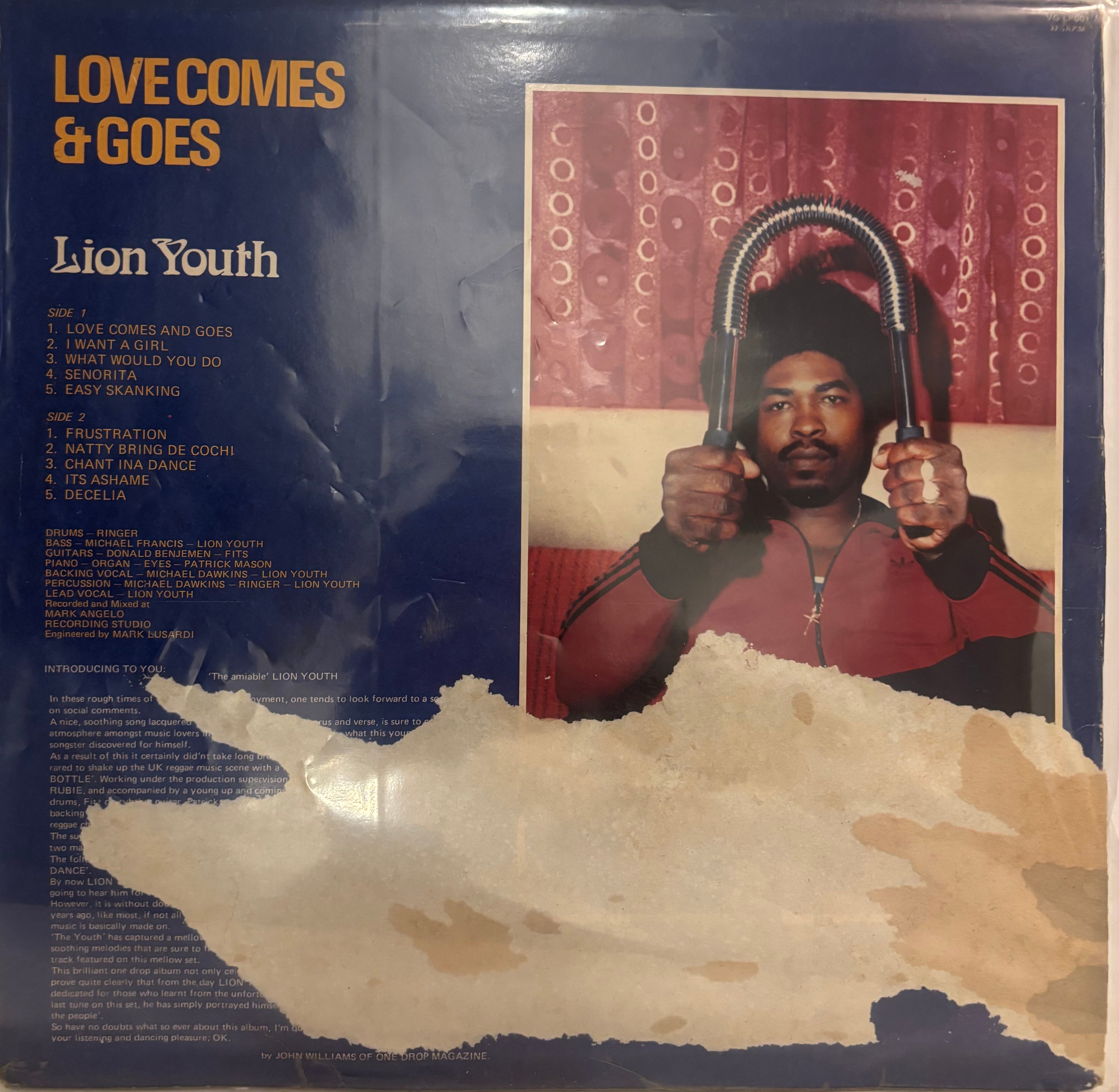 Lion Youth : Love Comes & Goes (LP)