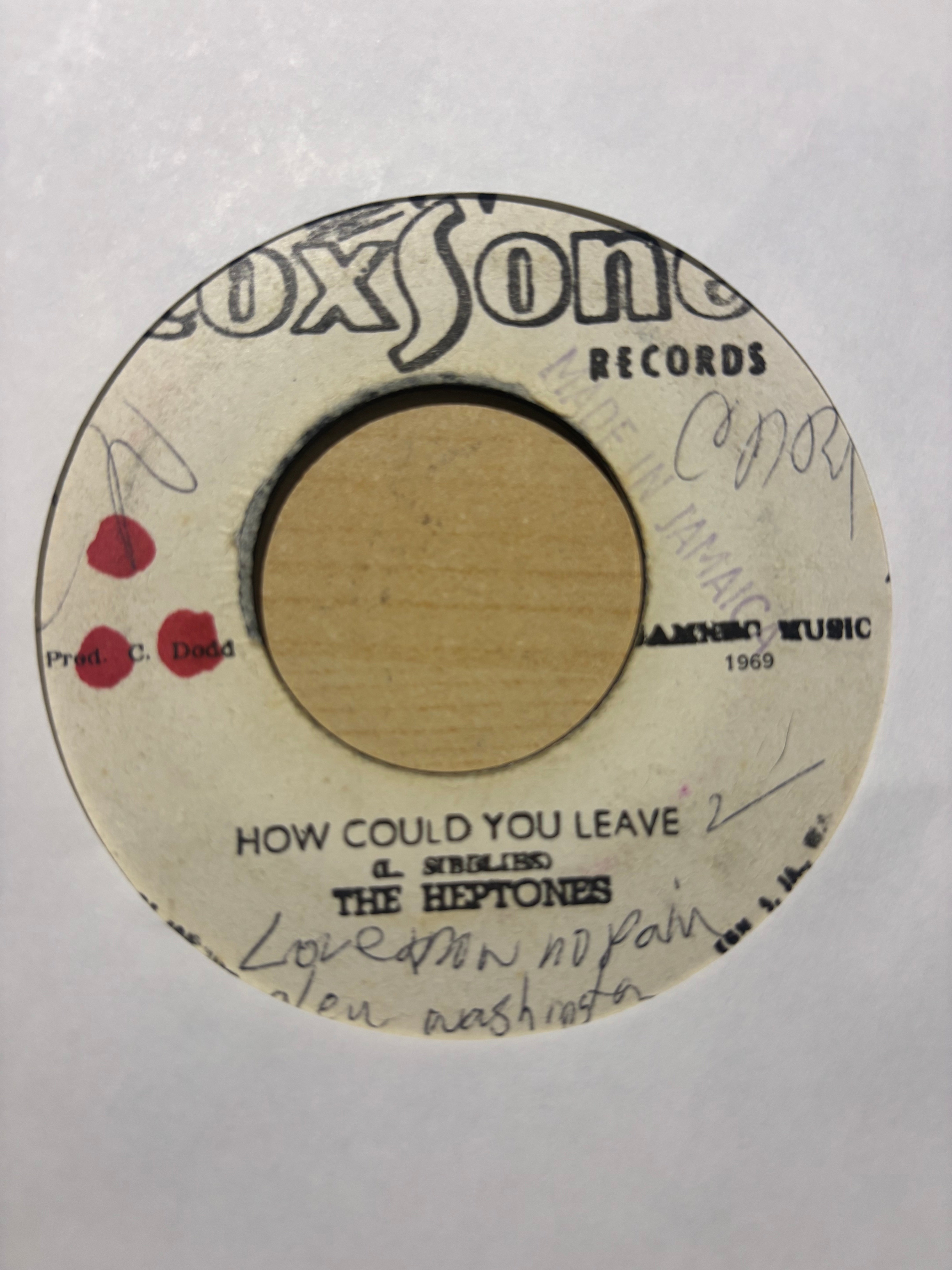 The Heptones : How Could You Leave / (7", RP)