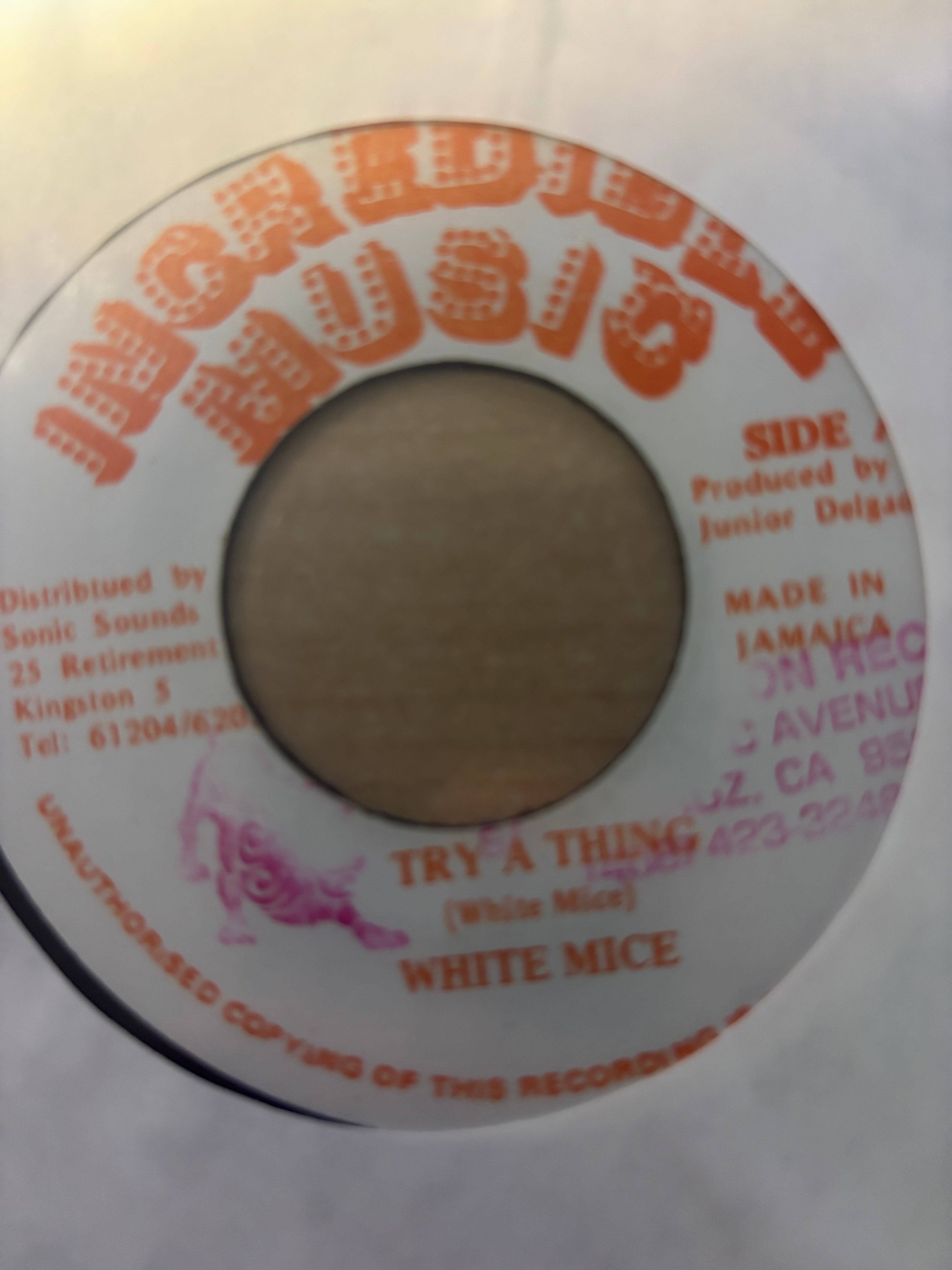 White Mice (2) : Try A Thing (7")