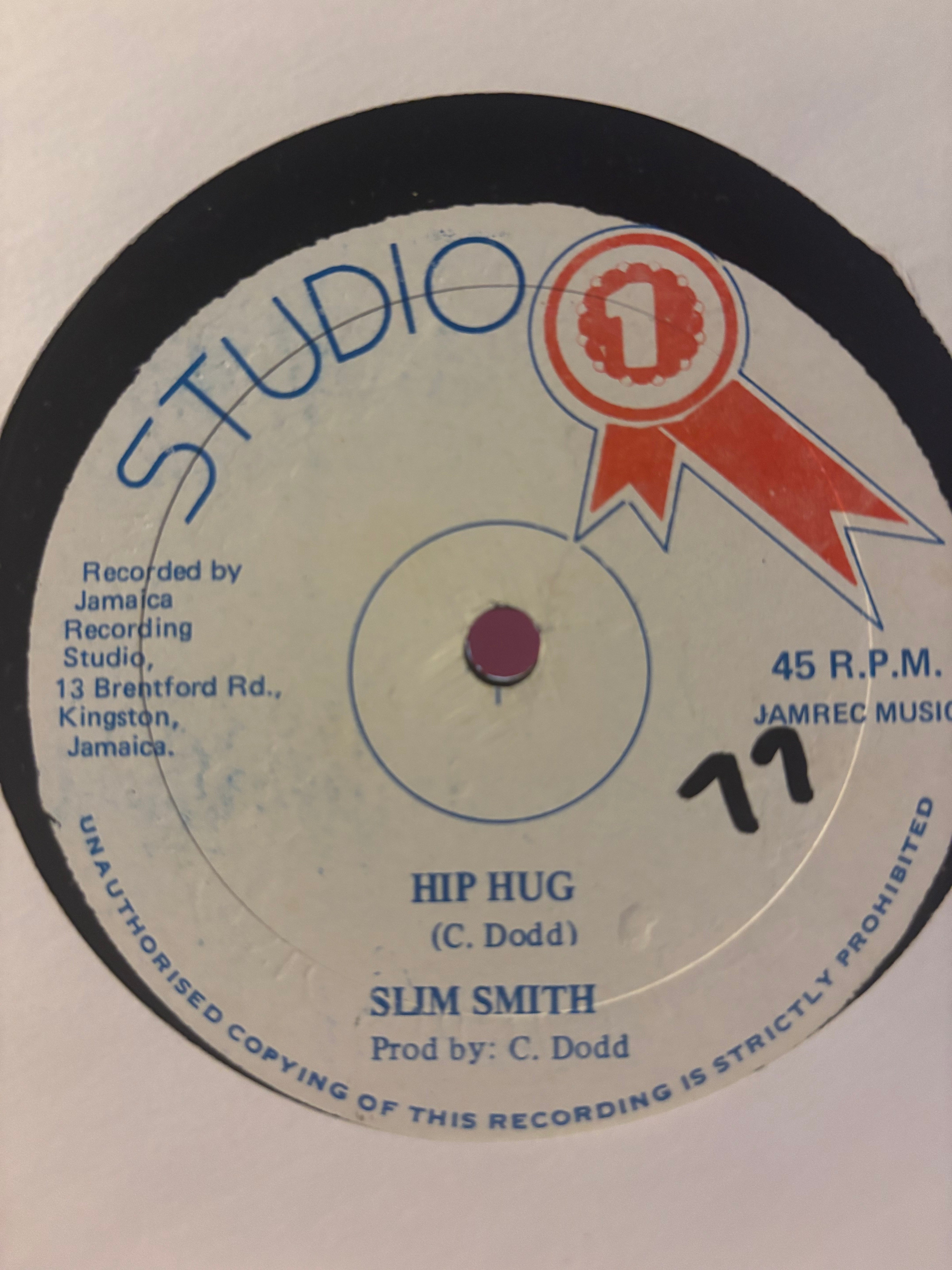Slim Smith / Delroy Wilson : Hip Hug / Conquer Me (10")