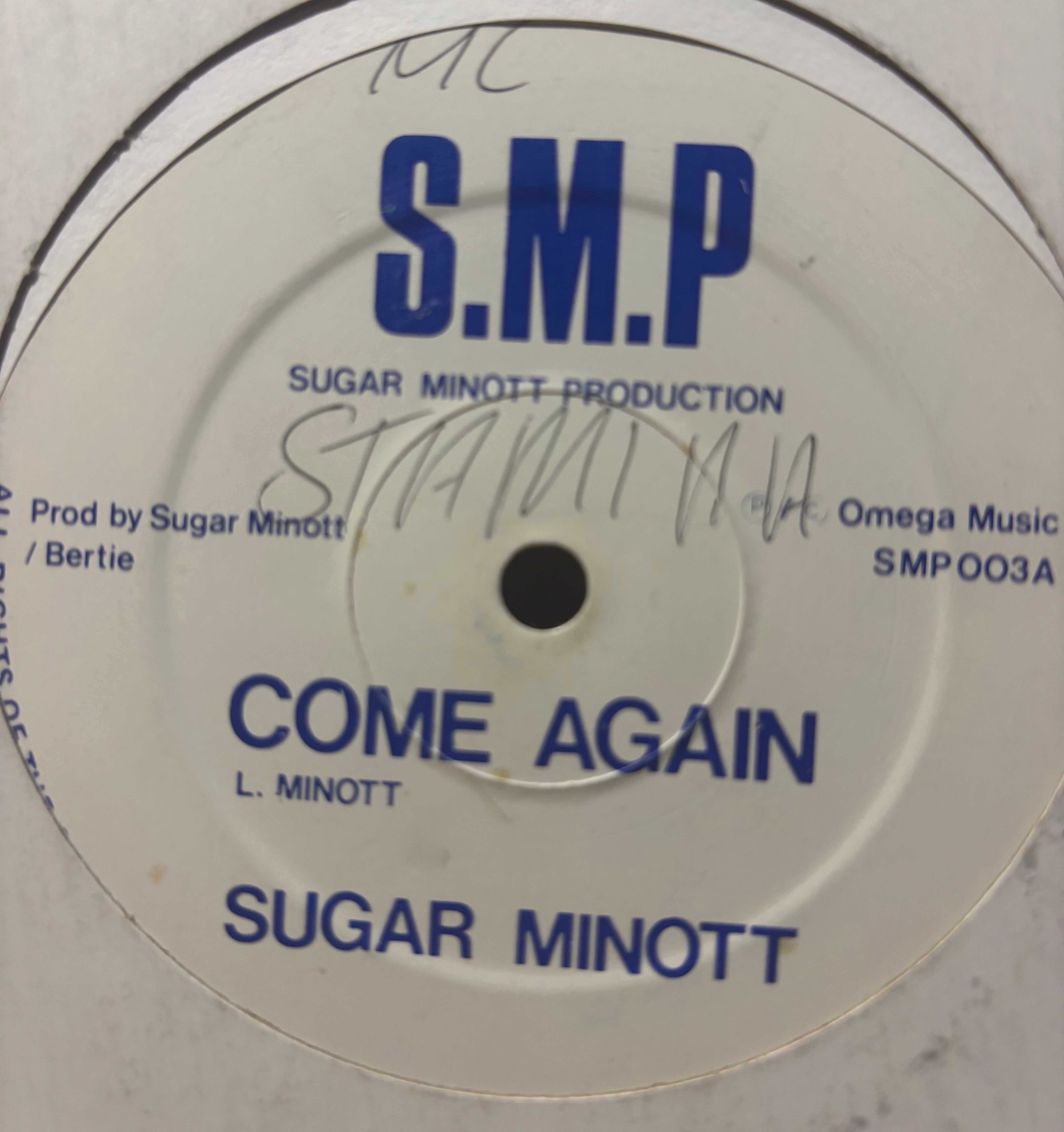 Sugar Minott : Come Again (12")