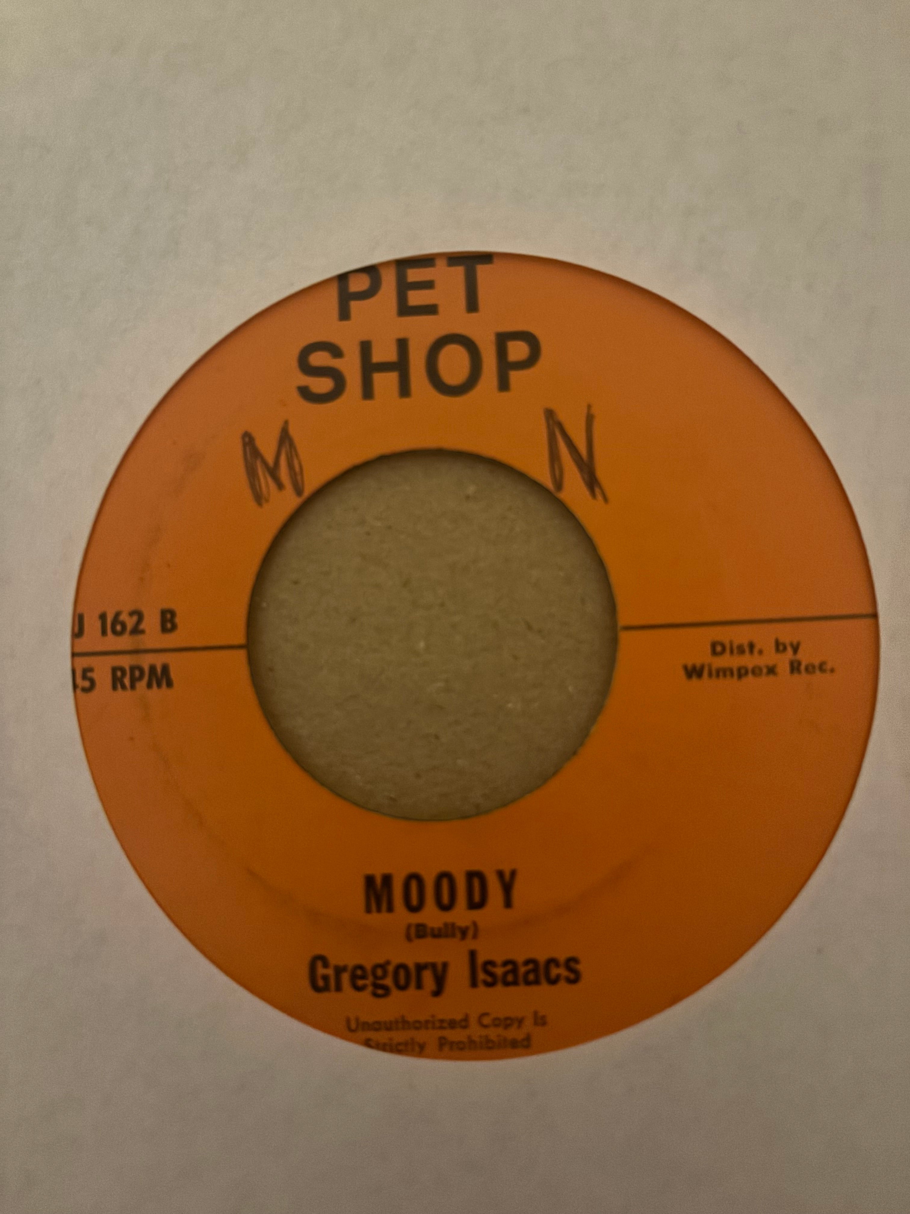 Gregory Isaacs : Last Month/Moody (7")
