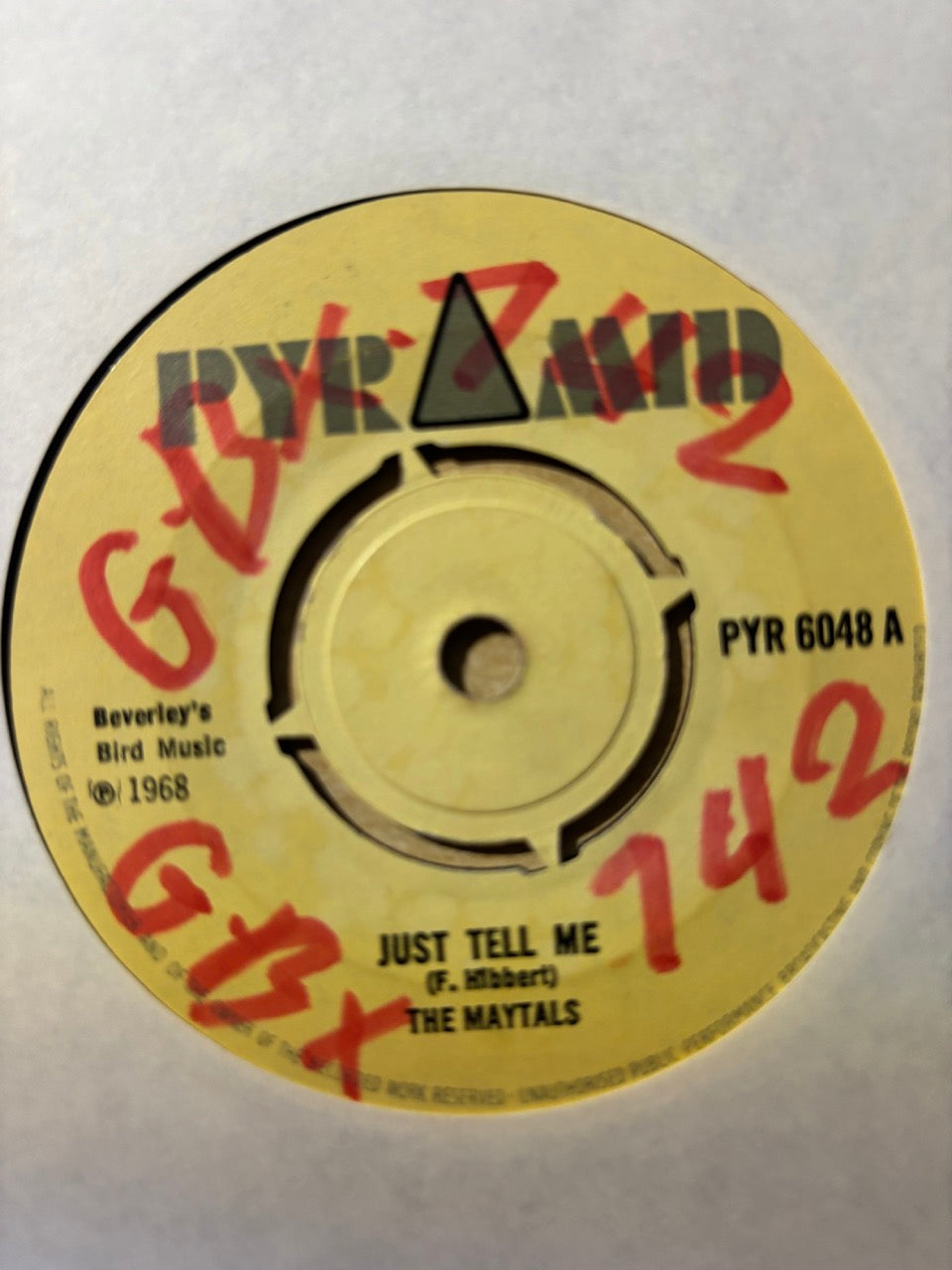 The Maytals : Just Tell Me / Reborn (7", Single)