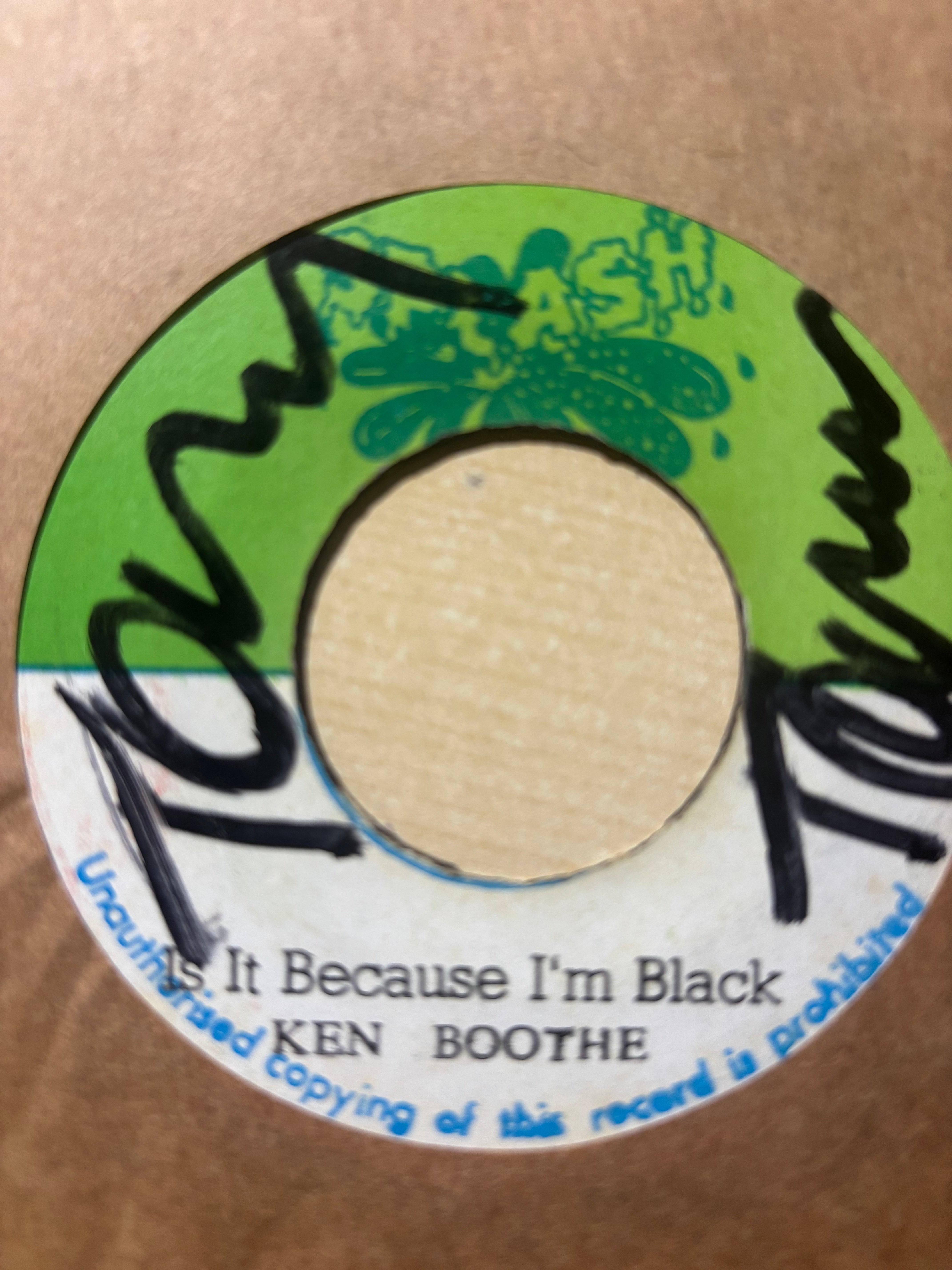 Ken Boothe : Is It Because I'm Black (7")
