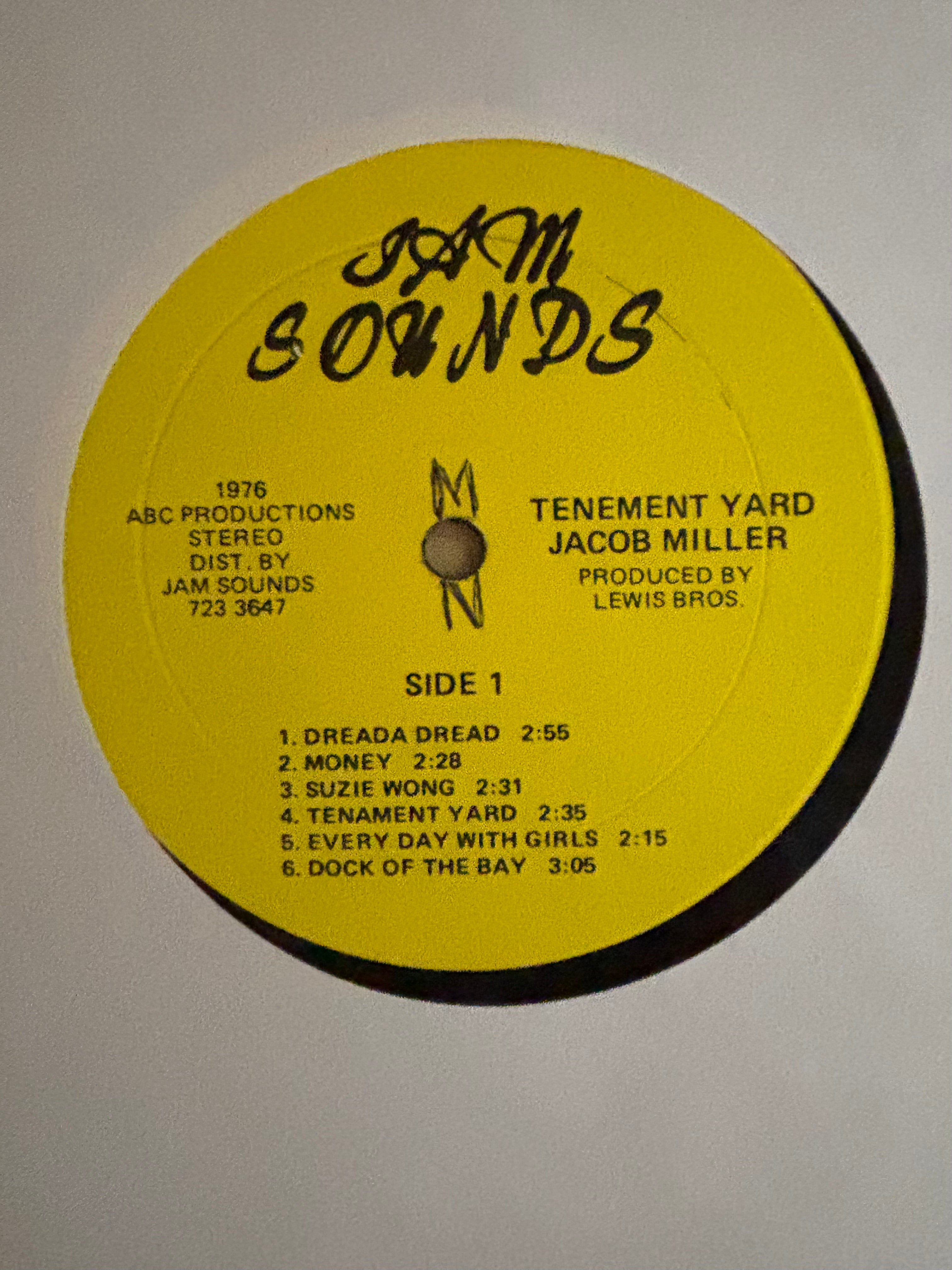 Jacob Miller : Tenement Yard (LP, Album)
