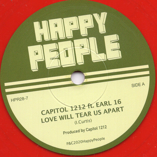 Capitol 1212 Ft. Earl Sixteen : Love Will Tear Us Apart (7", Ltd, Num, Red)