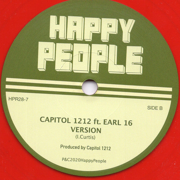 Capitol 1212 Ft. Earl Sixteen : Love Will Tear Us Apart (7", Ltd, Num, Red)