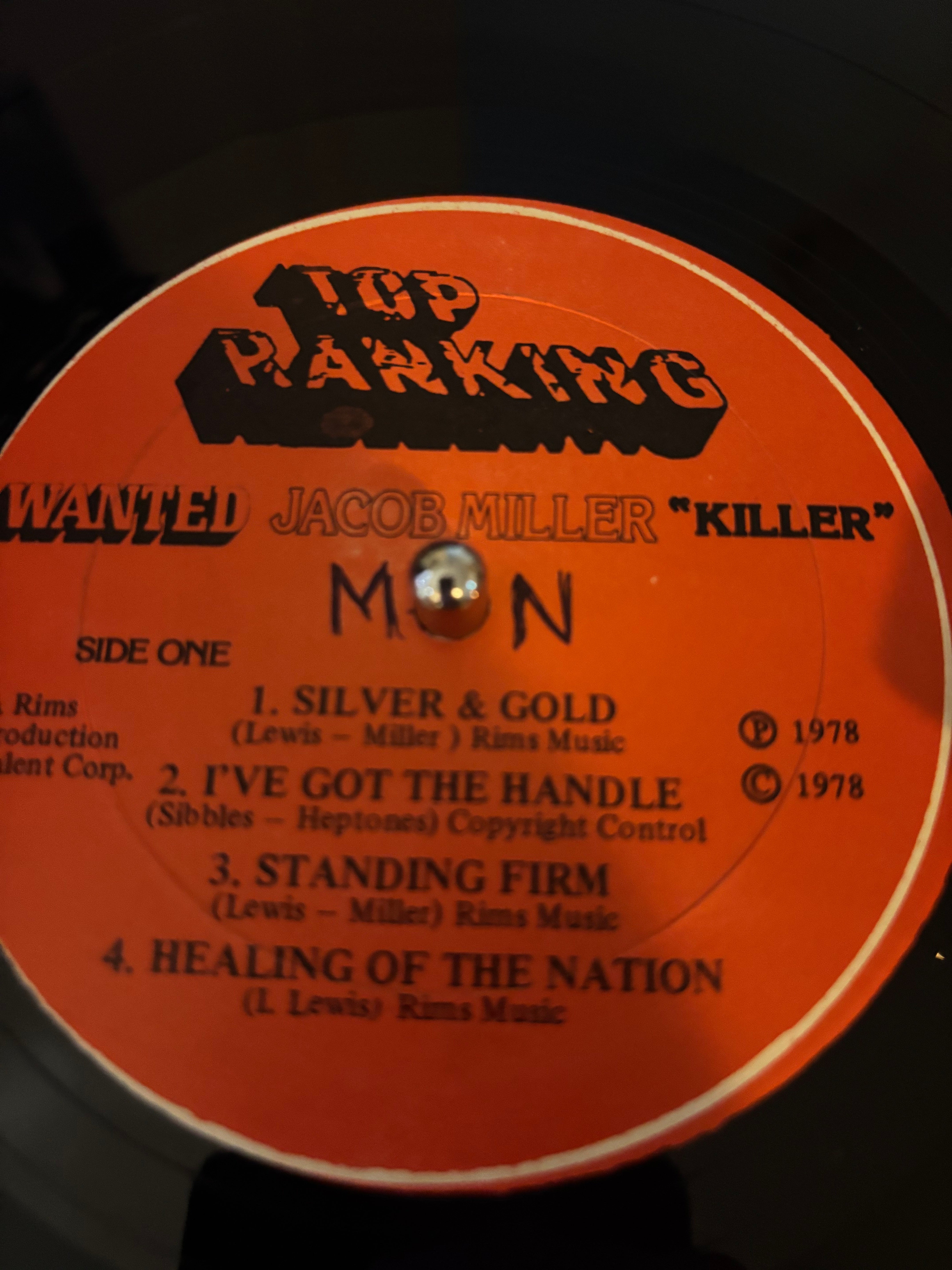 Jacob Miller "Killer"* : Wanted (LP, Album)