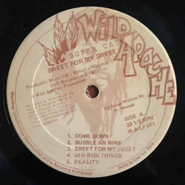 Super Cat (2) : Sweets For My Sweet (LP, Album)