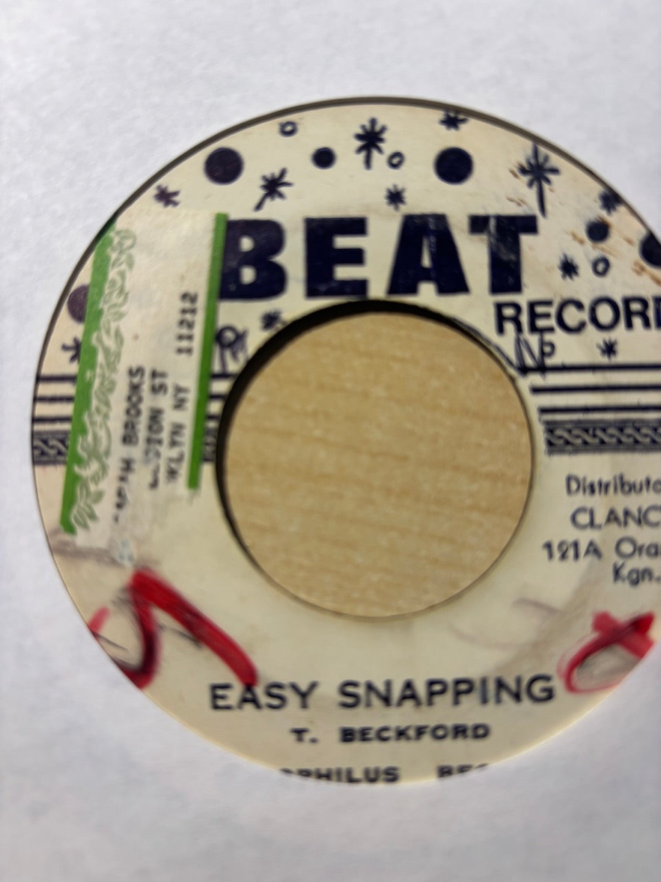 Clancy Eccles, Theophilus Beckford : Feel The Rhythm / Easy Snapping (7")