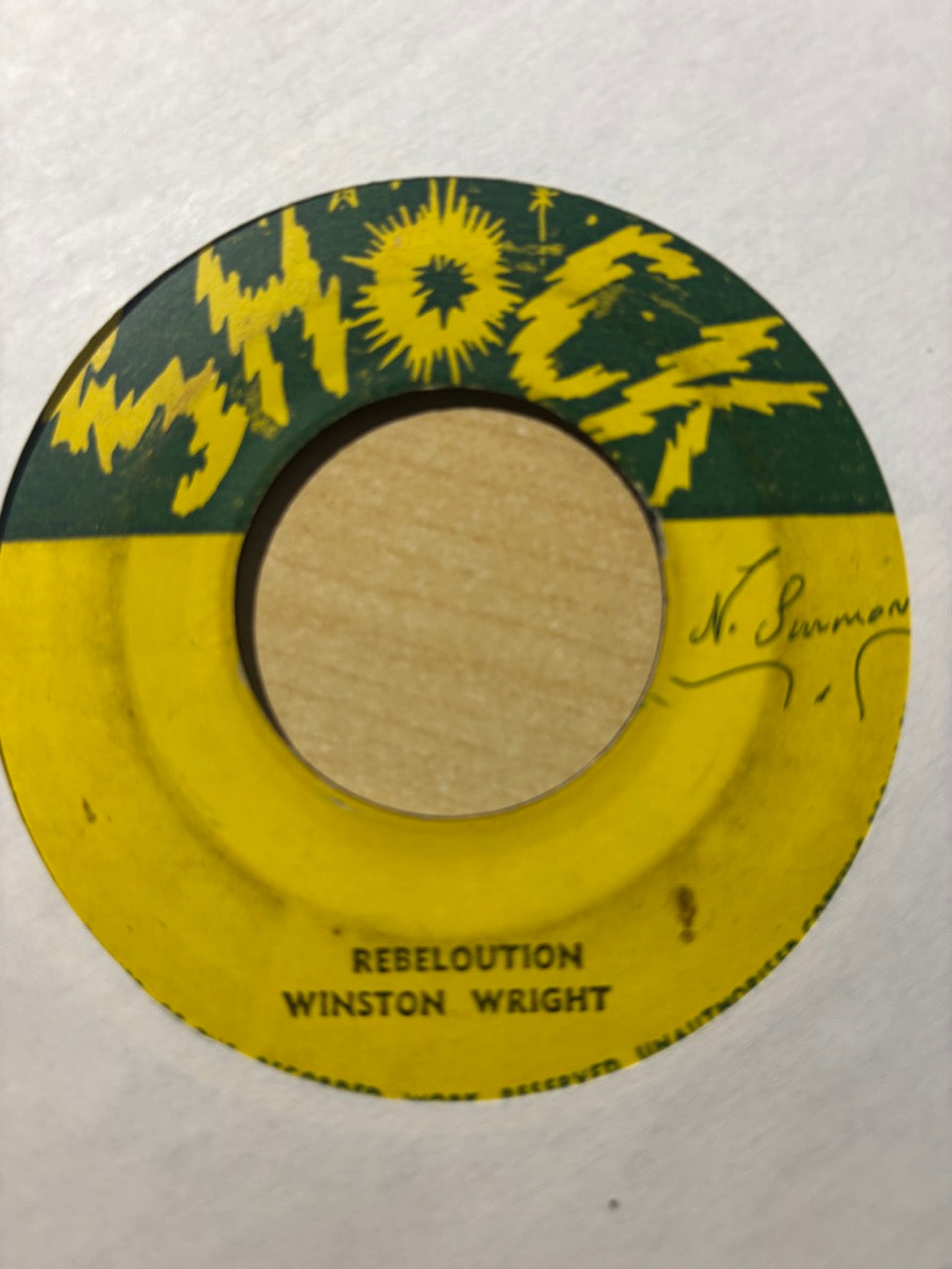 Peter Tosh / Winston Wright : Here Comes The Judge / Rebeloution (7", Gre)