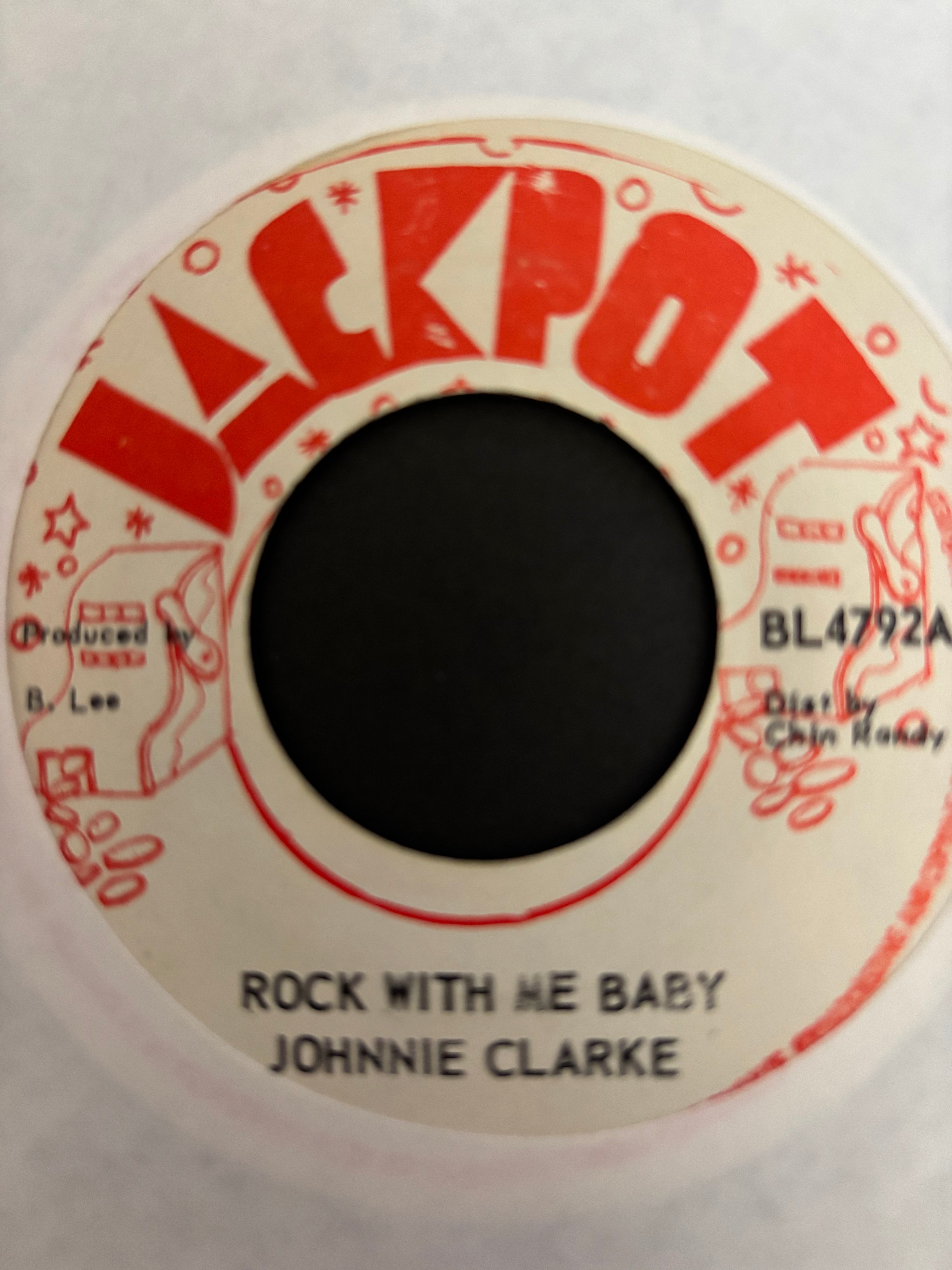 Johnnie Clarke* : Rock With Me Baby (7")