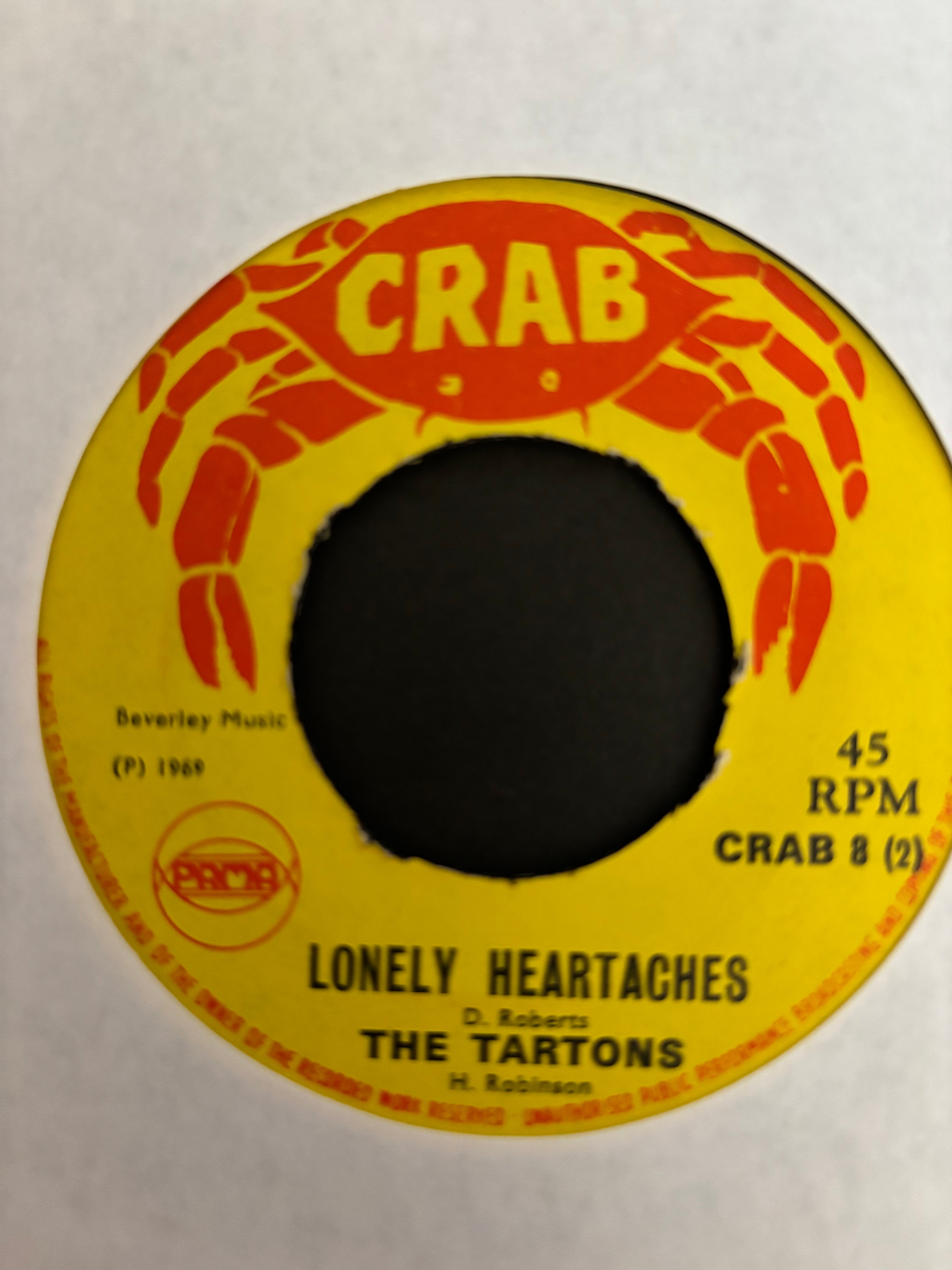 Derrick Morgan / The Tartons : Seven Letters / Lonely Heartaches (7", Single)