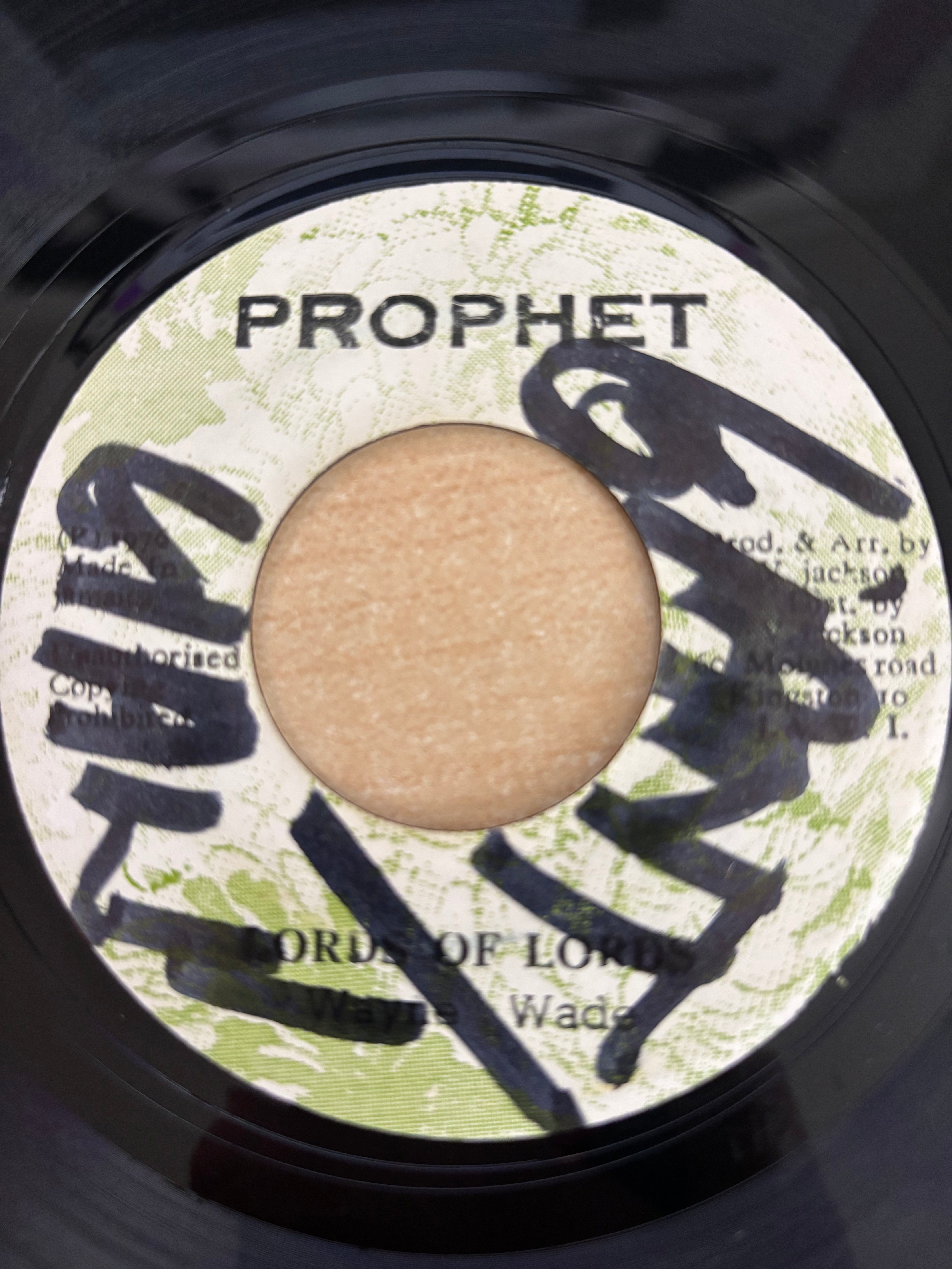Wayne Wade : Lords Of Lords (7")