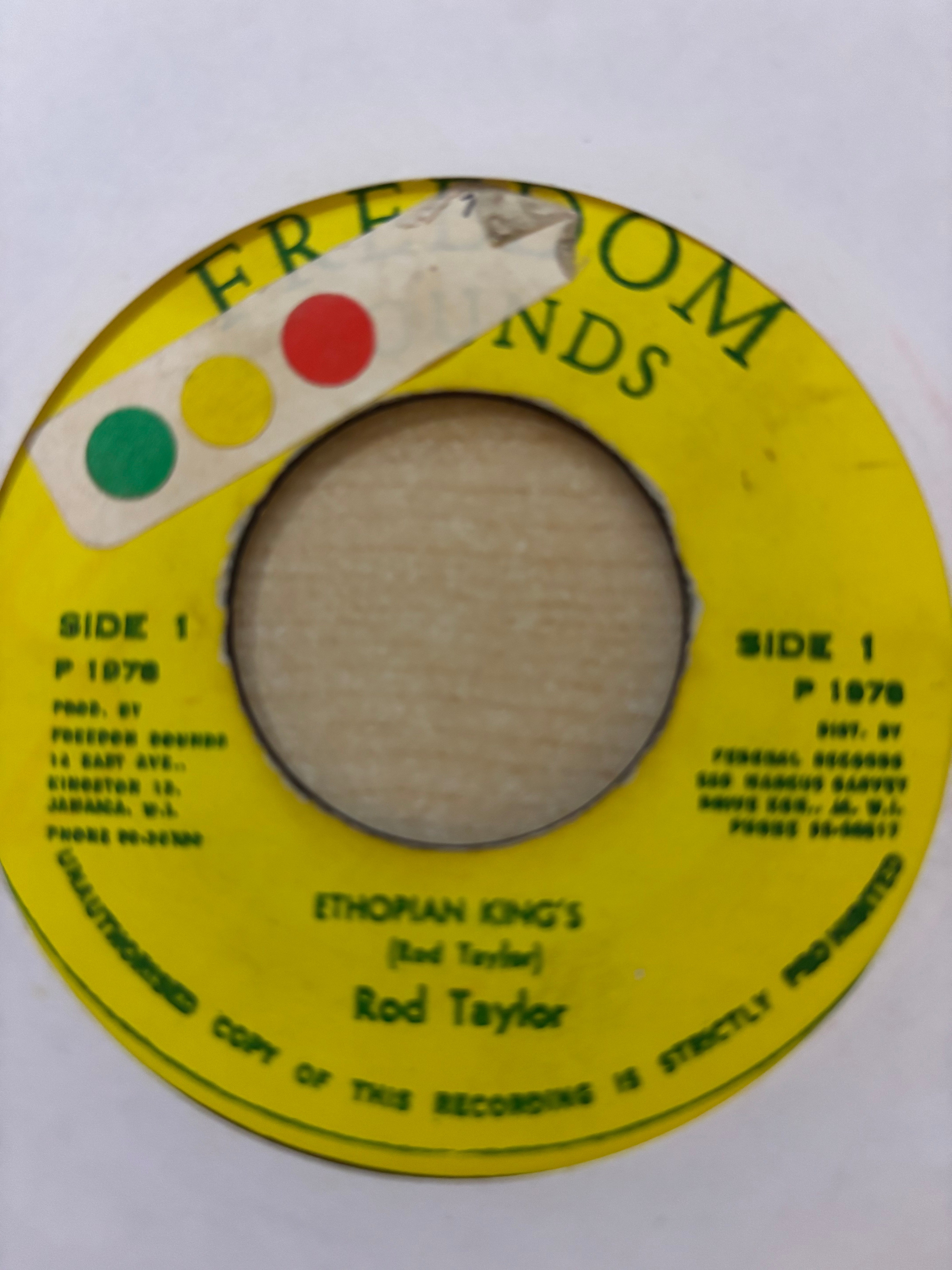 Rod Taylor : Ethopian King's (7", Yel)