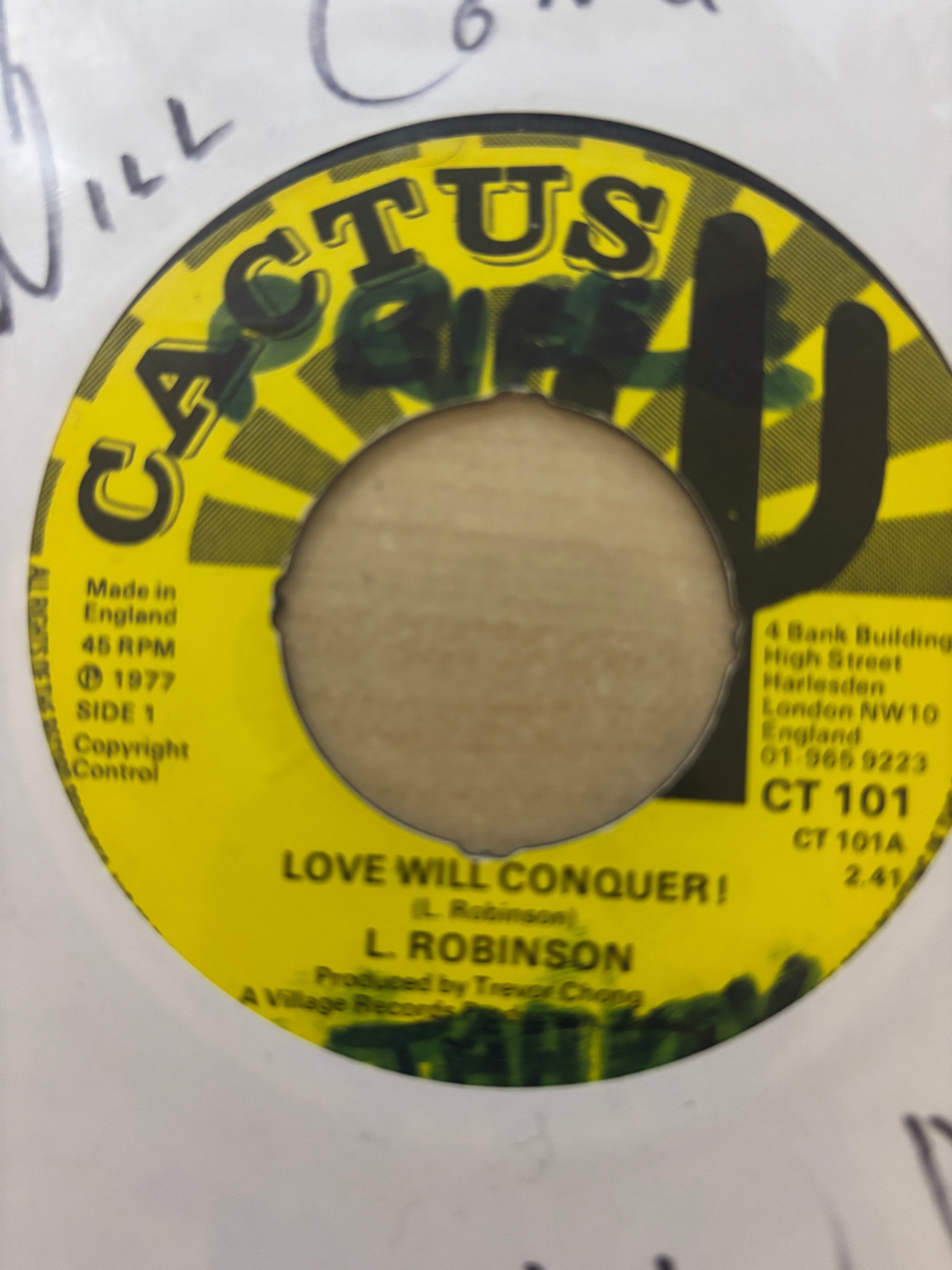 Lloyd Robinson : Love Will Conquer! (7")