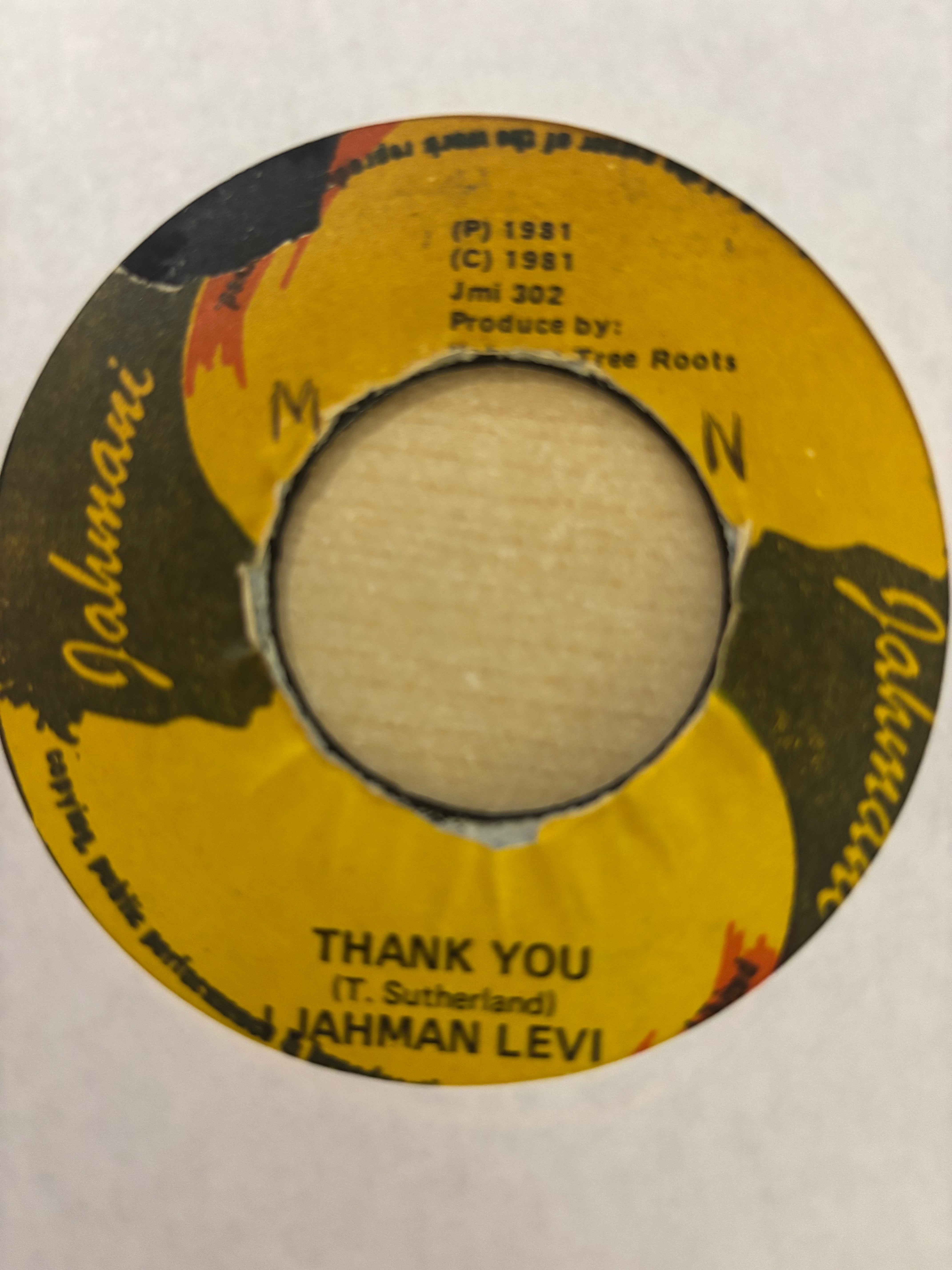 Ijahman Levi : Thank You (7", Single)