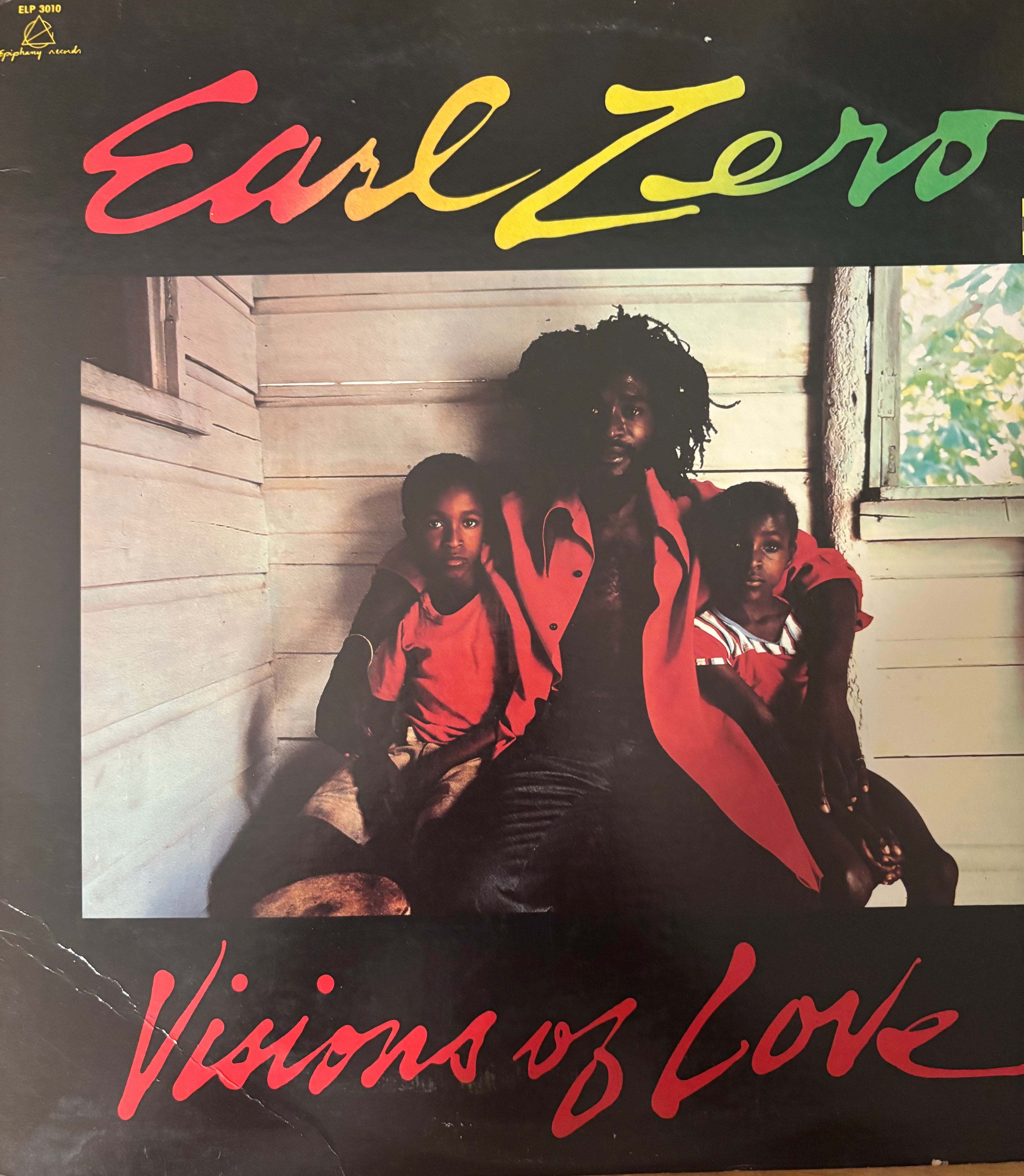 Earl Zero With The Soul Syndicate : Visions Of Love (LP, Album)