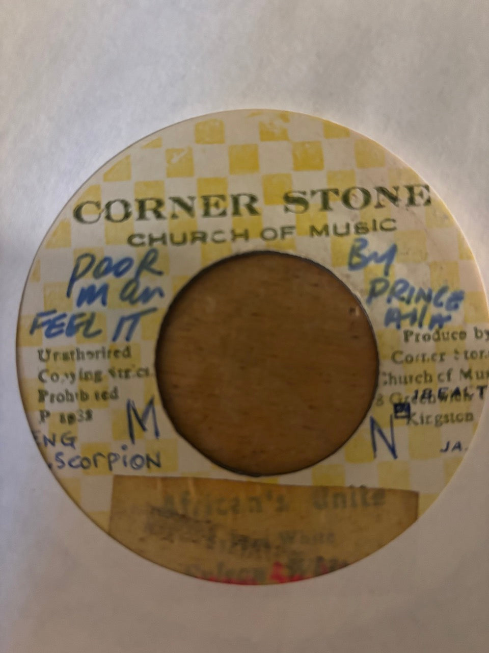 Prince Alla : Poor Man Feel It (7", MP, M/Print)
