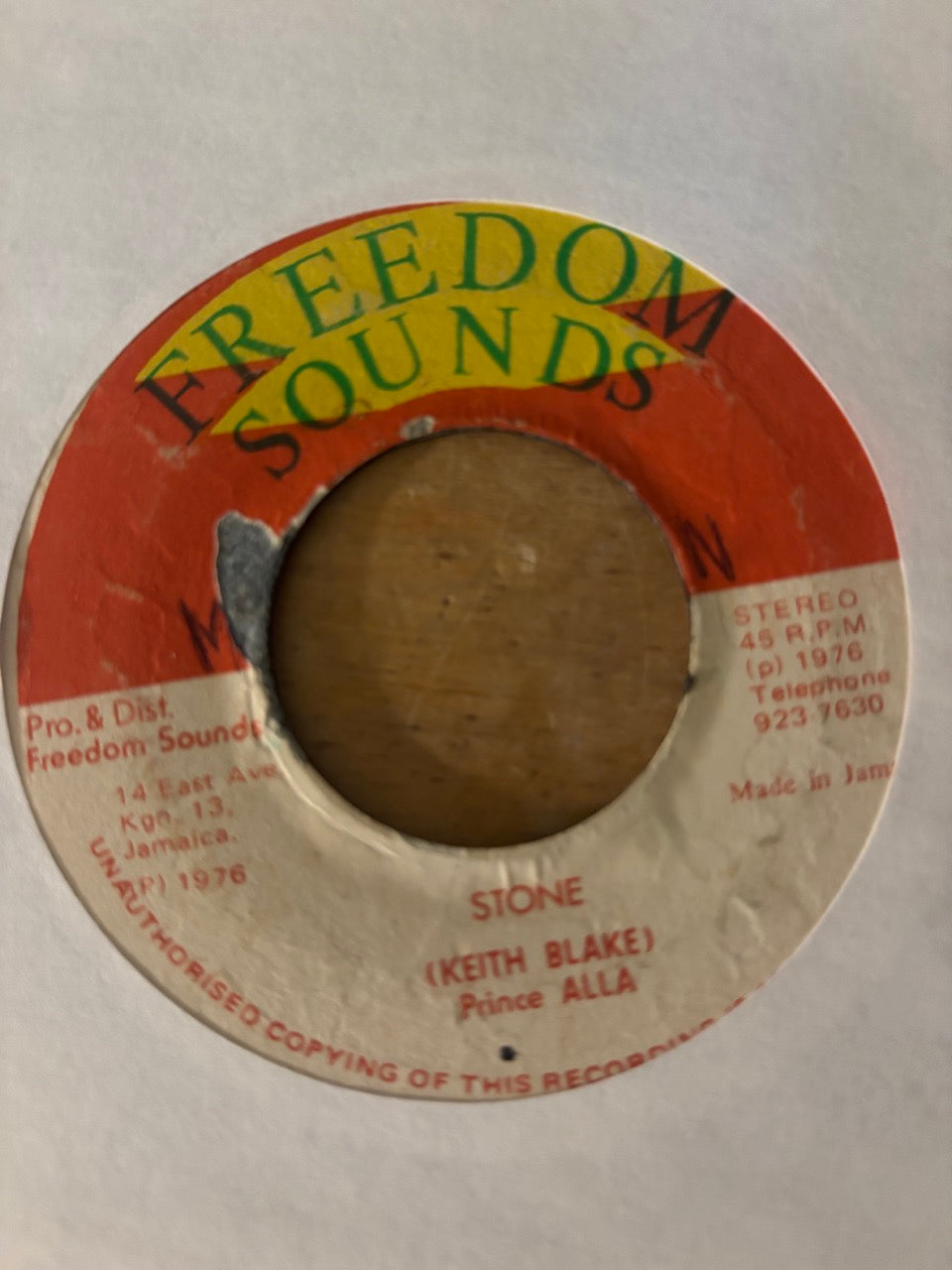 Prince Alla : Stone (7")