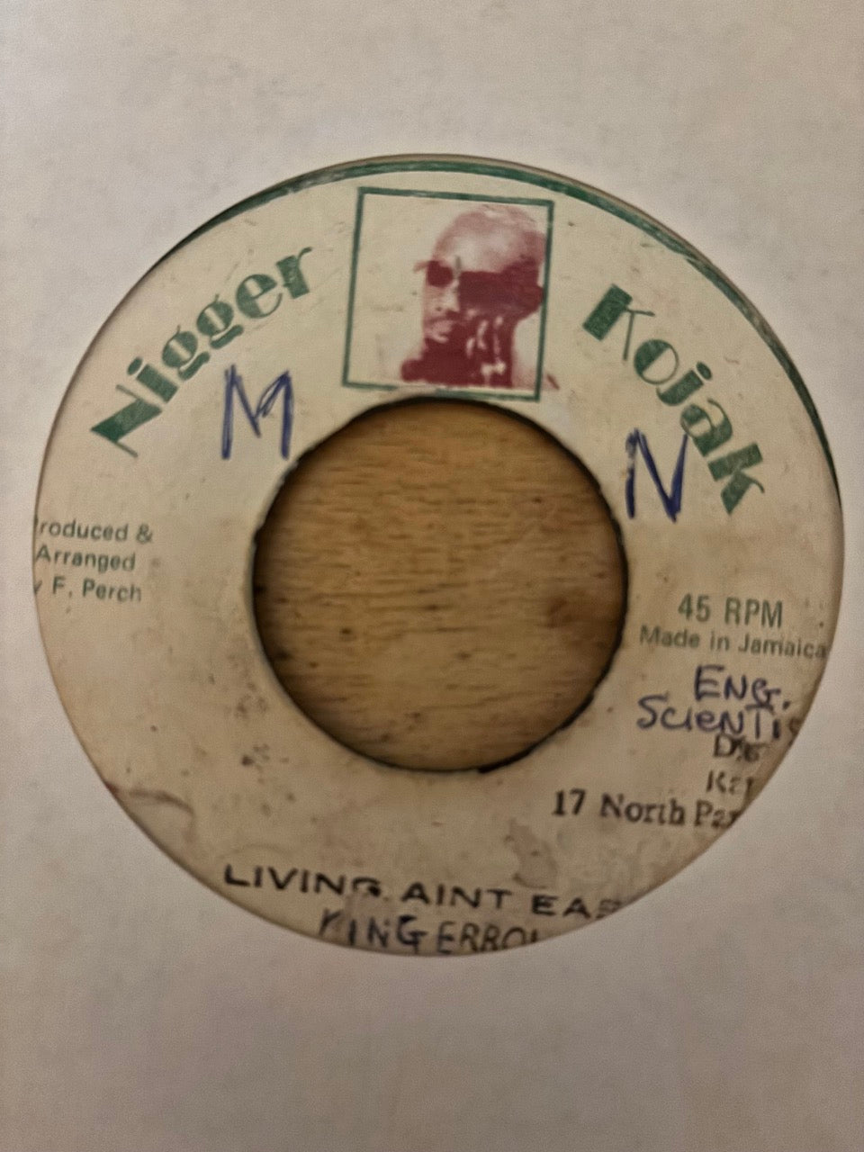 King Errol : Living Ain't Easy (7")