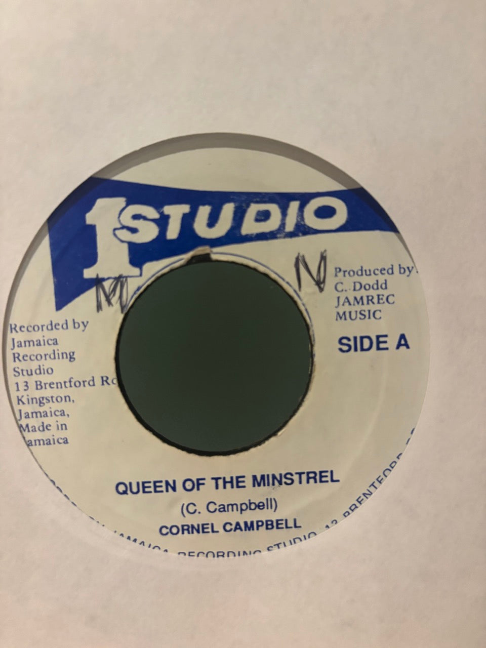 Cornell Campbell : Queen Of The Minstrel (7", Single, RE)