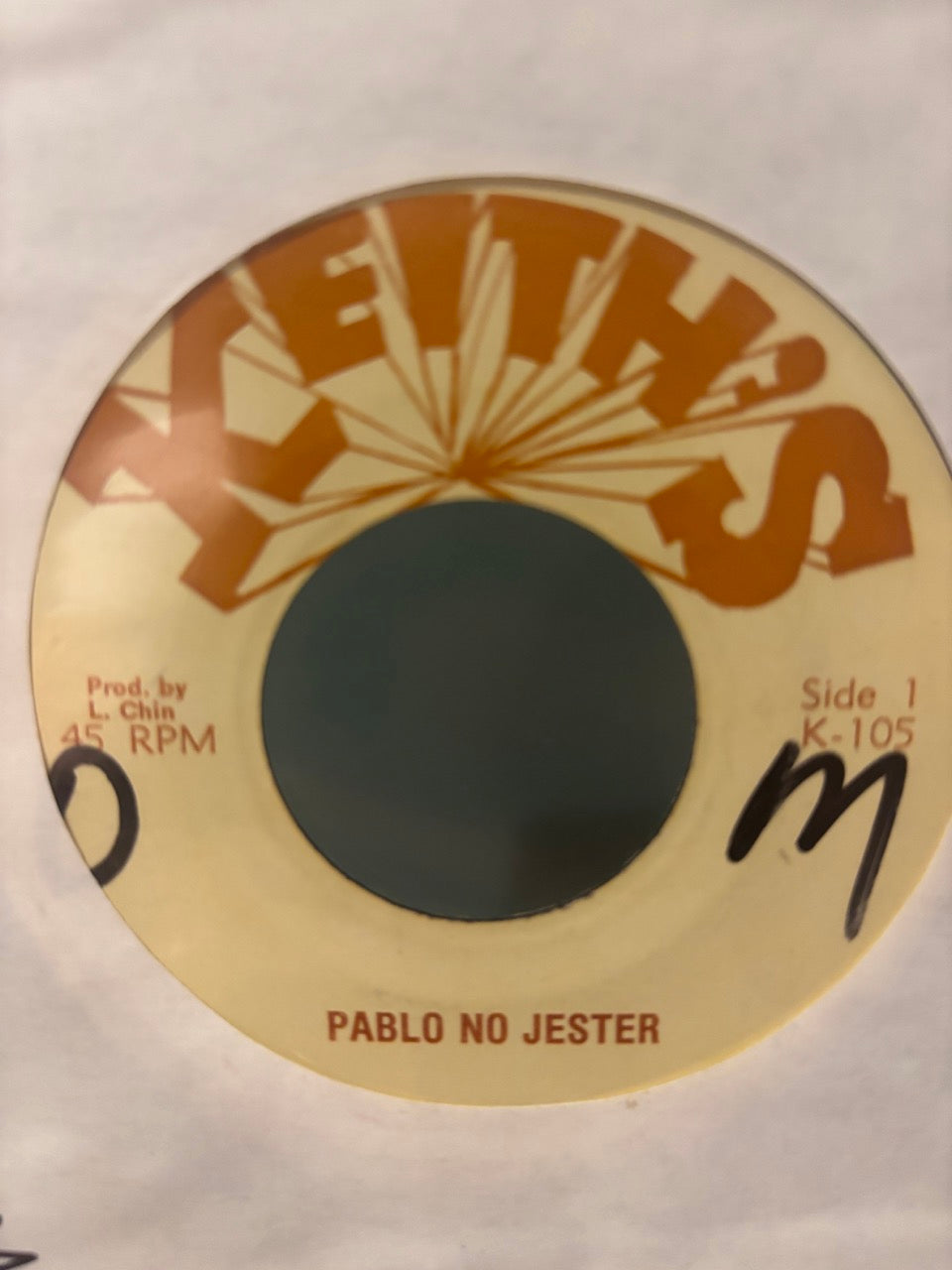 Augustus Pablo : Pablo No Jester (7")