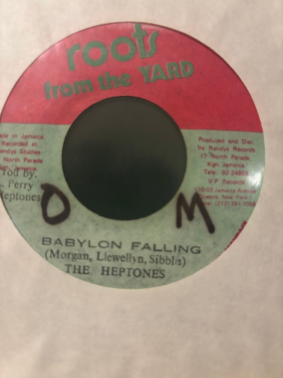 The Heptones : Babylon Falling (7")