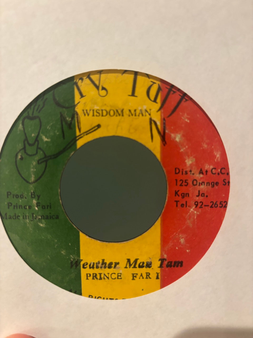 Prince Far I : Weather Man Tam (7")