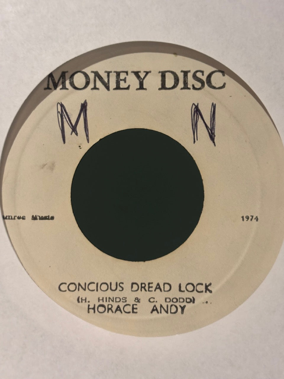 Horace Andy : Concious Dread Lock / Concious Dub (7")