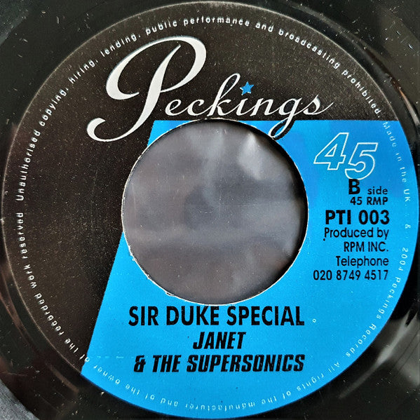 Janet Lee Davis : I Dont Want To Know (7", Single, Blu)