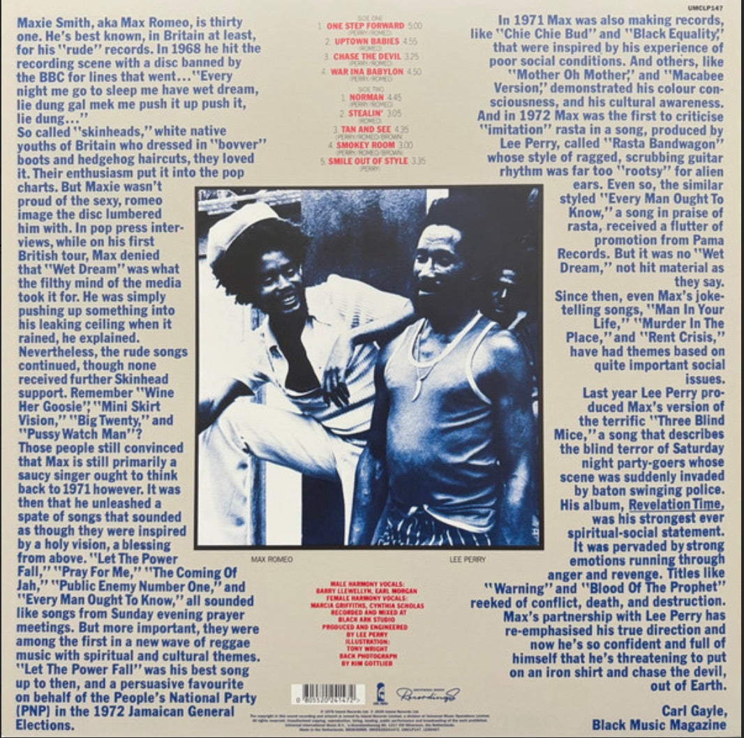 Max Romeo & The Upsetters : War Ina Babylon (LP, Album, RE)